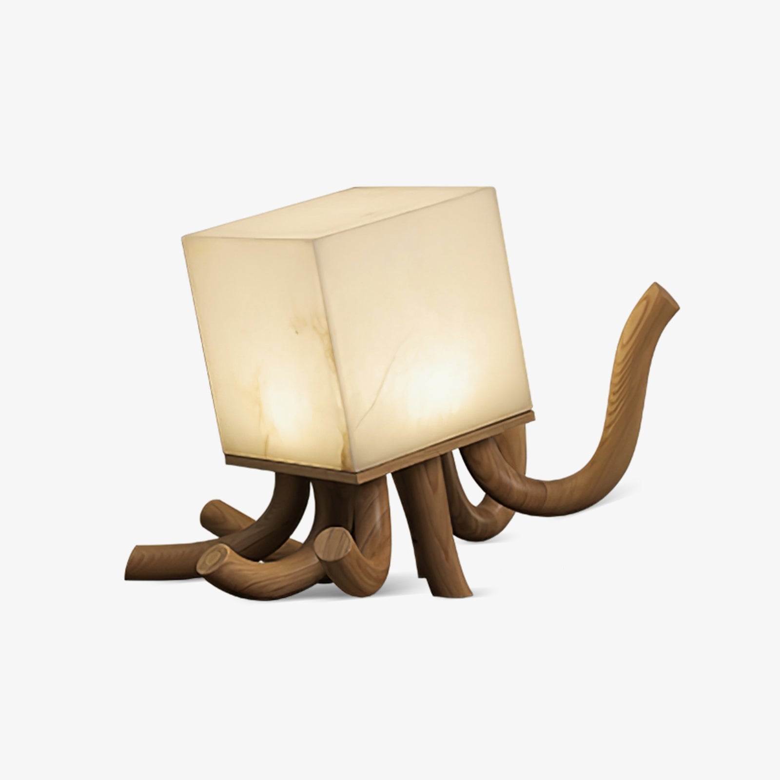Ivvinos Tentacle Alabaster Table Lamp - Blowlighting