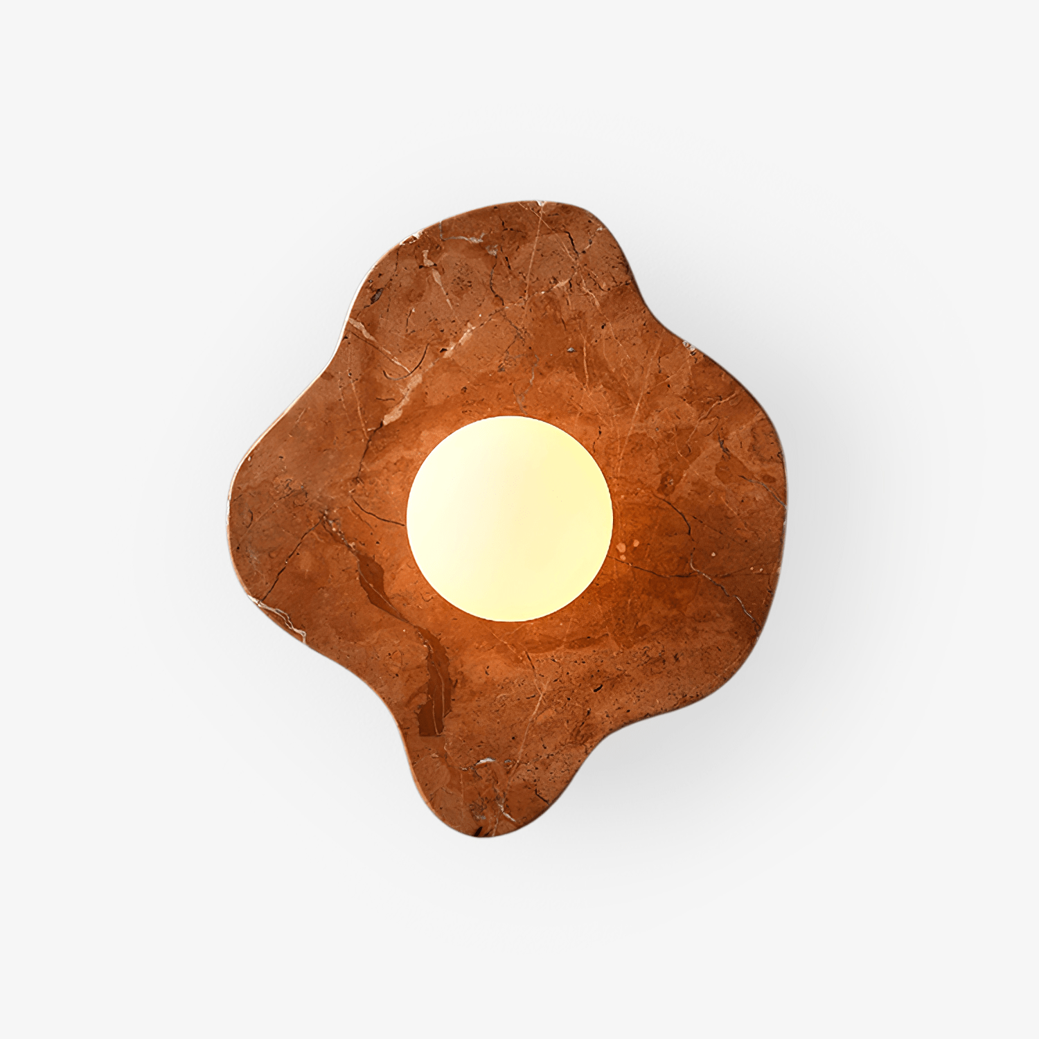 Bloom Rustic Marble Wall Lamp - Blowlighting