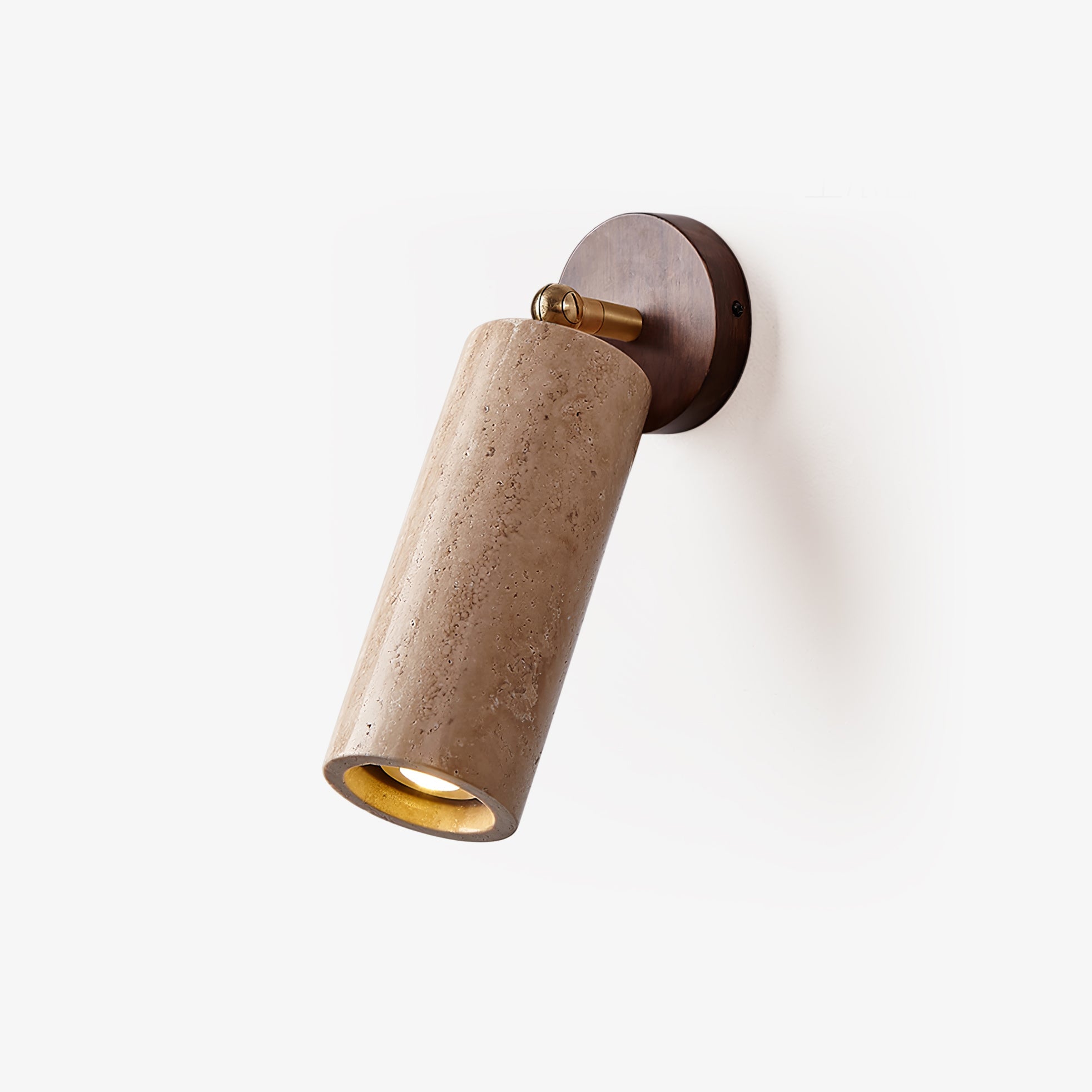 Erzorus Minimalist Travertine Wall Light - Blowlighting