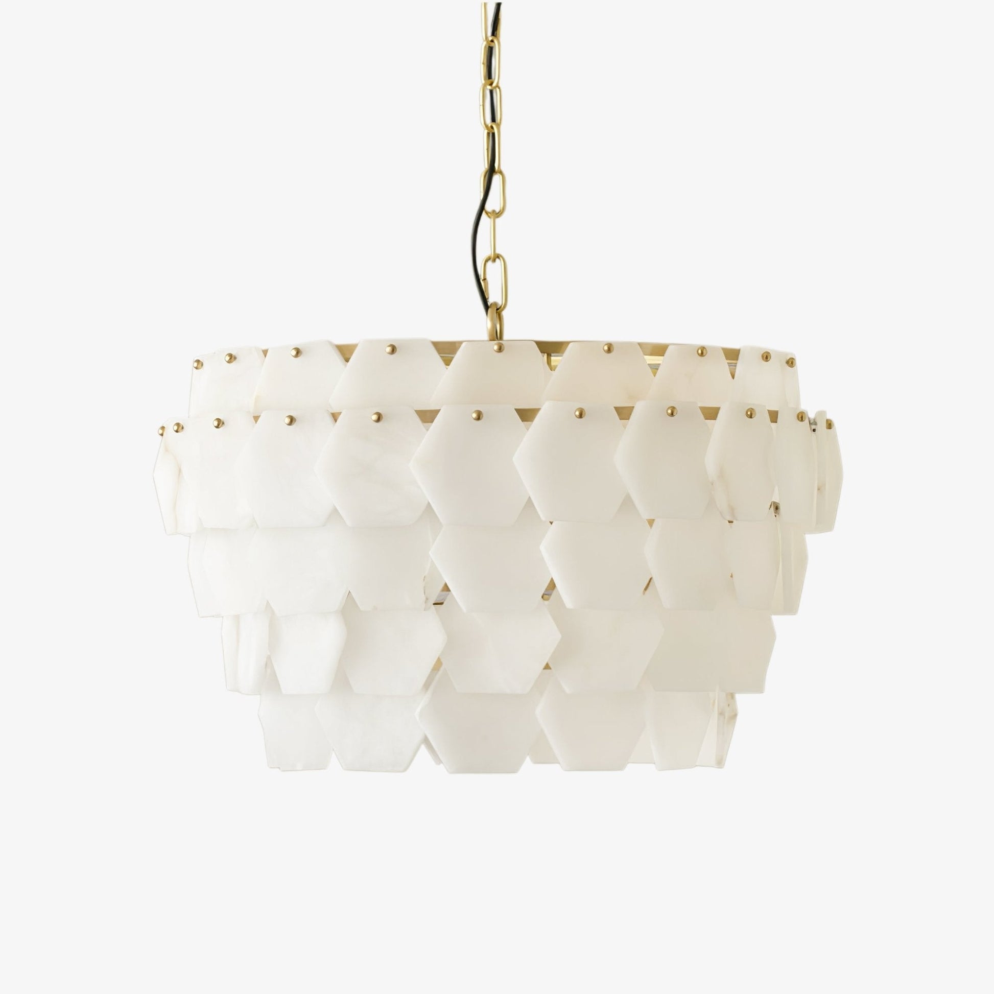 Evenaris Honeycomb Alabaster Chandelier - Blowlighting