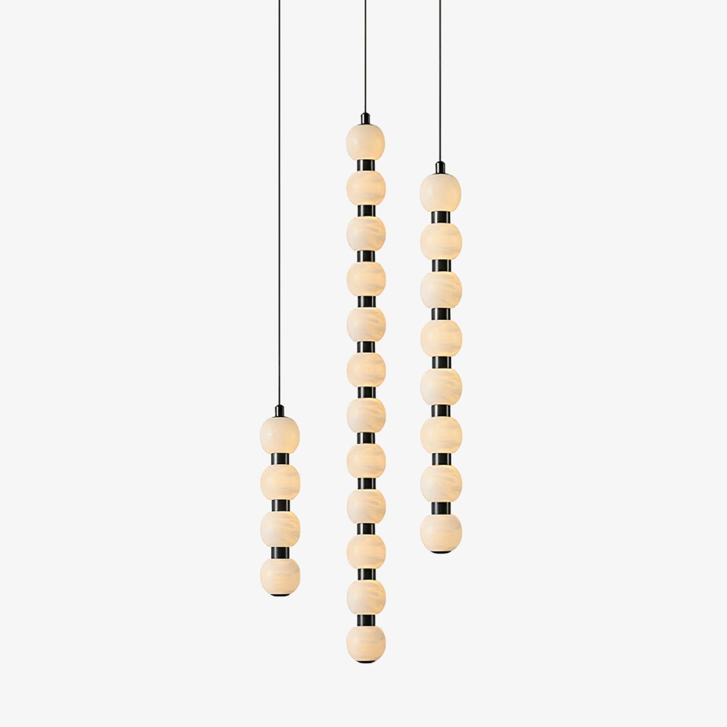 Lyra Modern Alabaster Pendant Light - Blowlighting