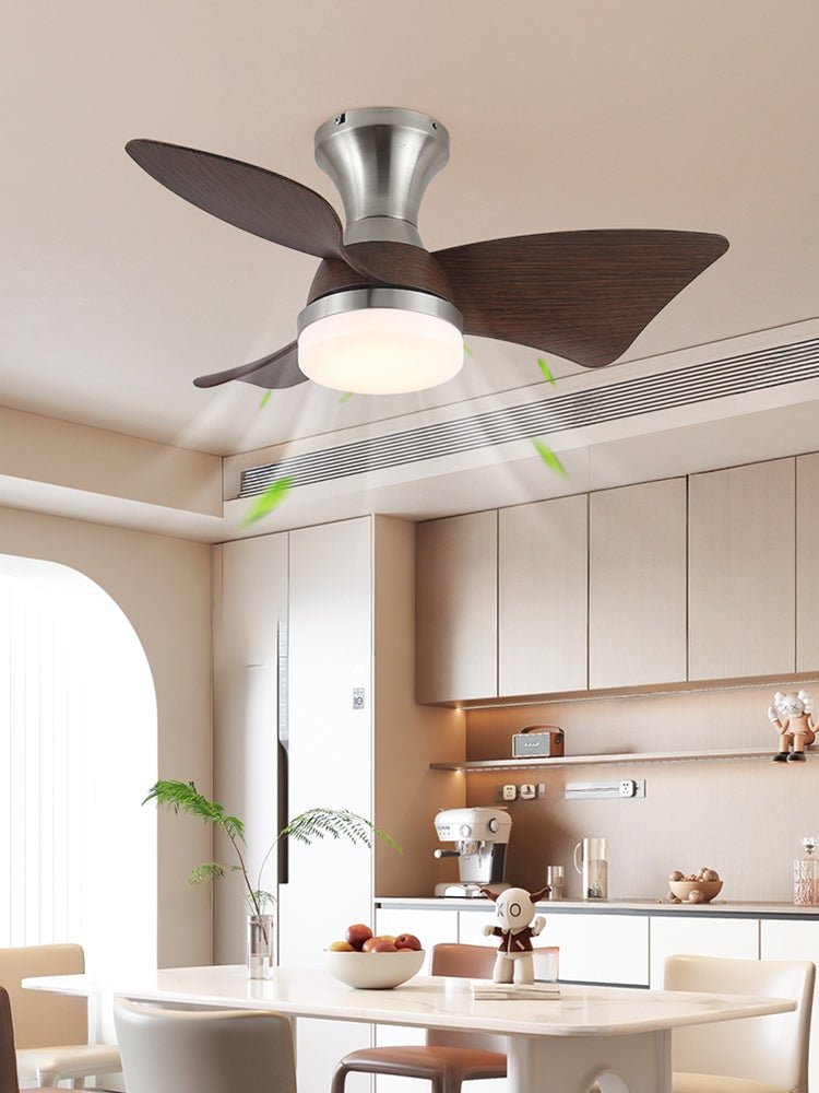 Aureon Modern Wood Ceiling Fan Light - Blowlighting
