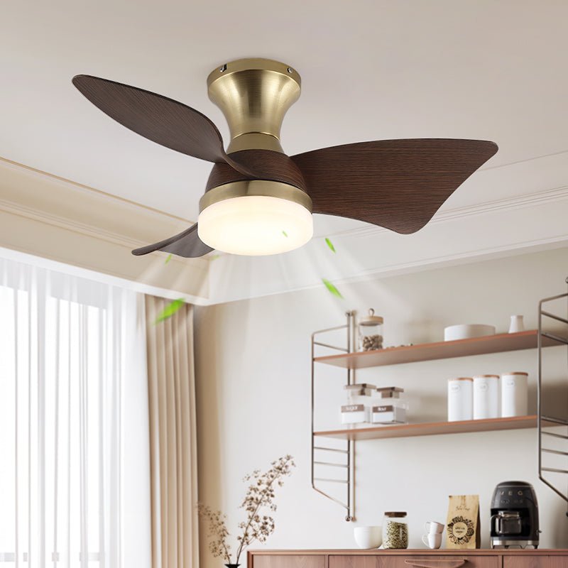 Aureon Modern Wood Ceiling Fan Light - Blowlighting