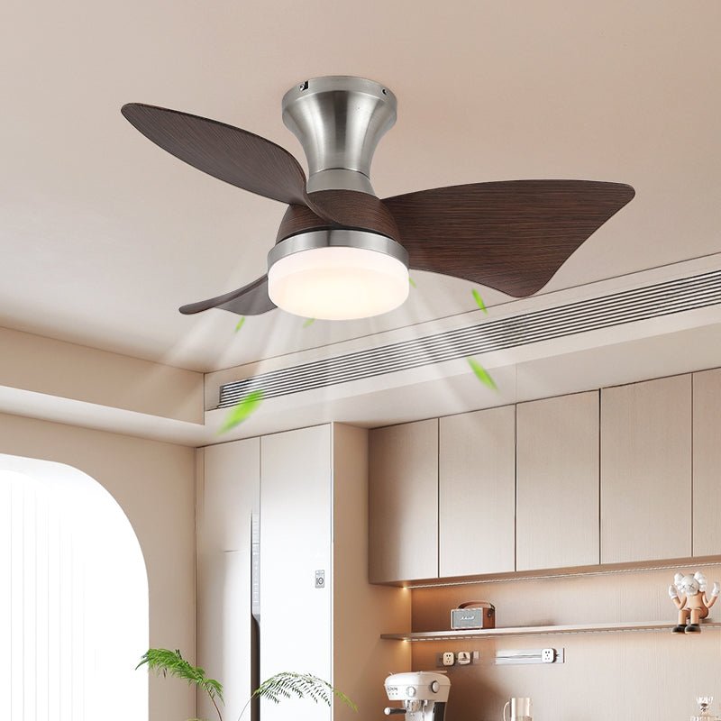 Aureon Modern Wood Ceiling Fan Light - Blowlighting