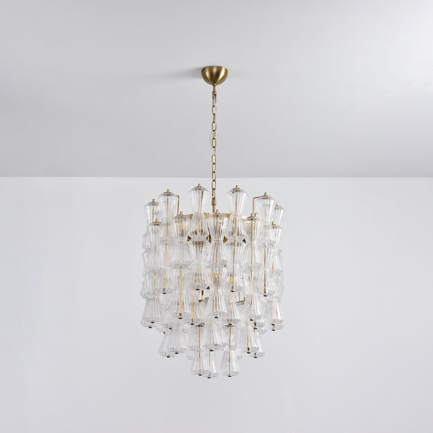 Aurora Chandelier Murano Glass Floral Cascade - Blowlighting