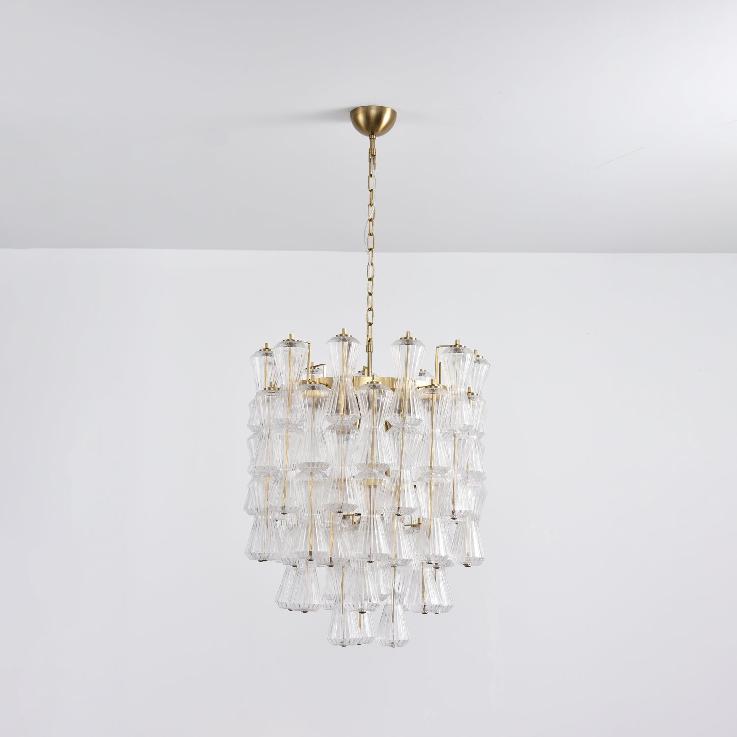 Aurora Chandelier Murano Glass Floral Cascade - Blowlighting
