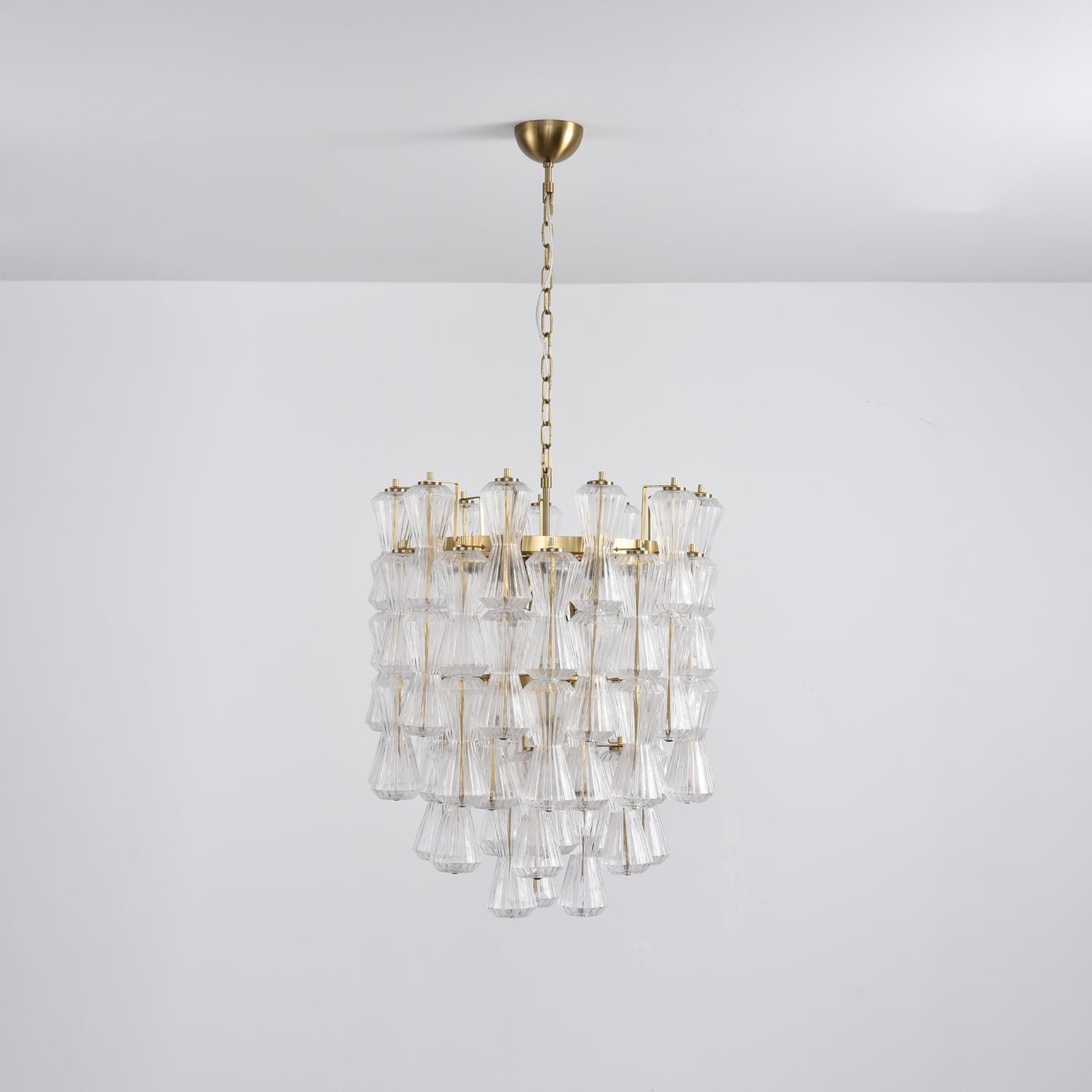 Aurora Chandelier Murano Glass Floral Cascade - Blowlighting
