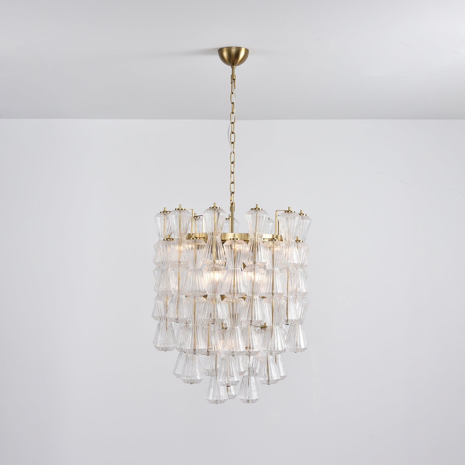 Aurora Chandelier Murano Glass Floral Cascade - Blowlighting