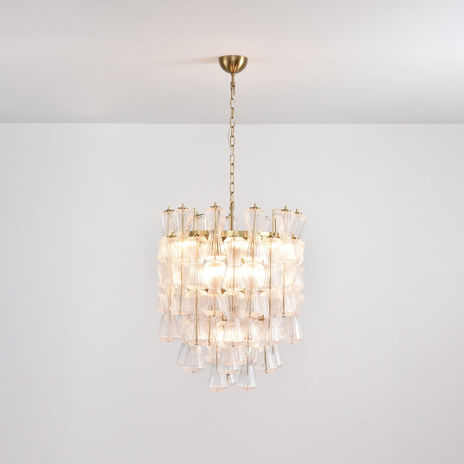 Aurora Chandelier Murano Glass Floral Cascade - Blowlighting