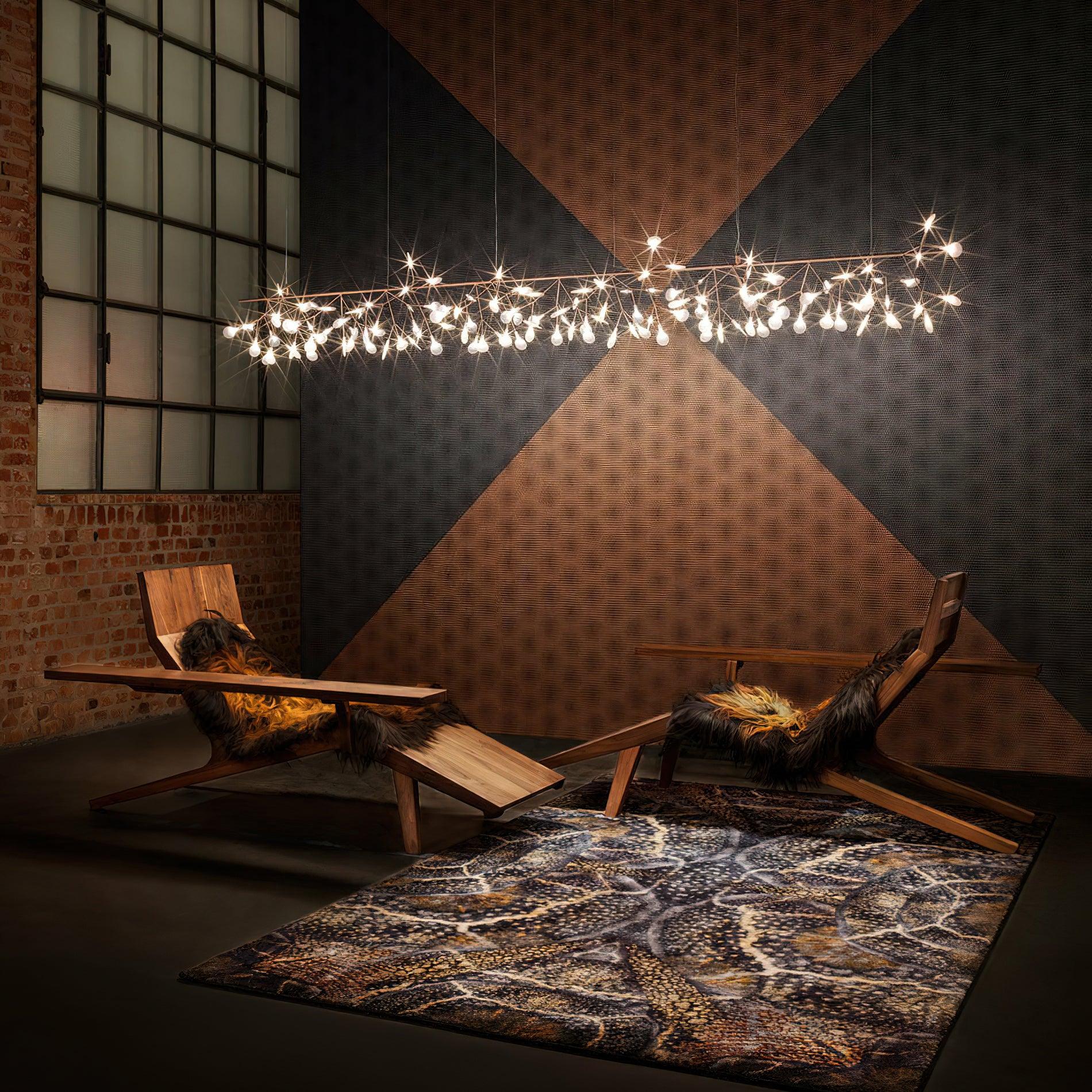 Long Style Firefly LED Chandelier - Blowlighting