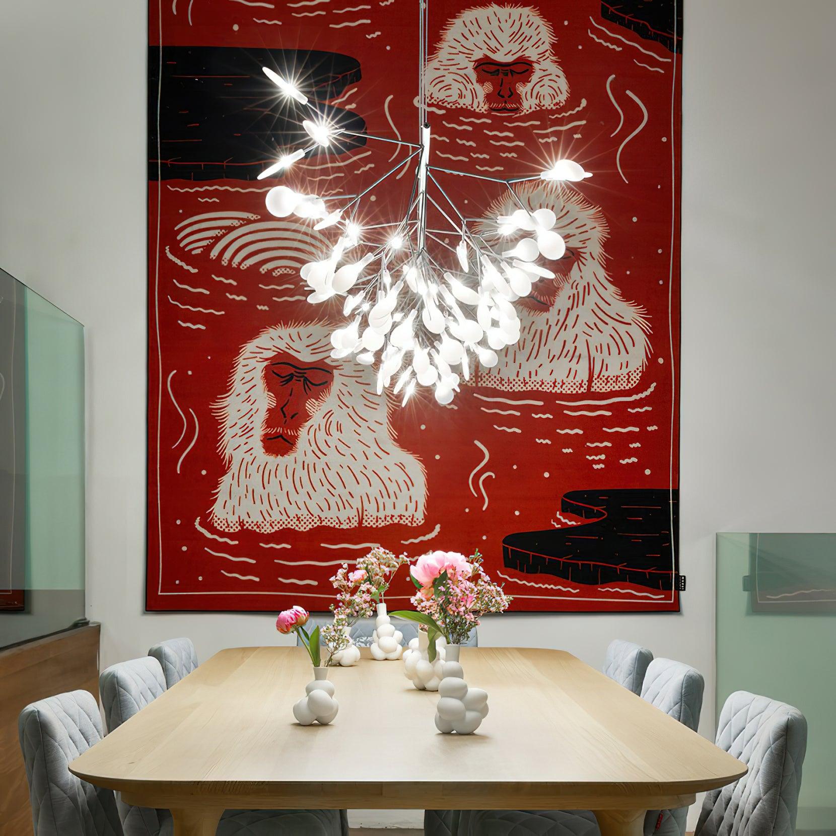 Long Style Firefly LED Chandelier - Blowlighting