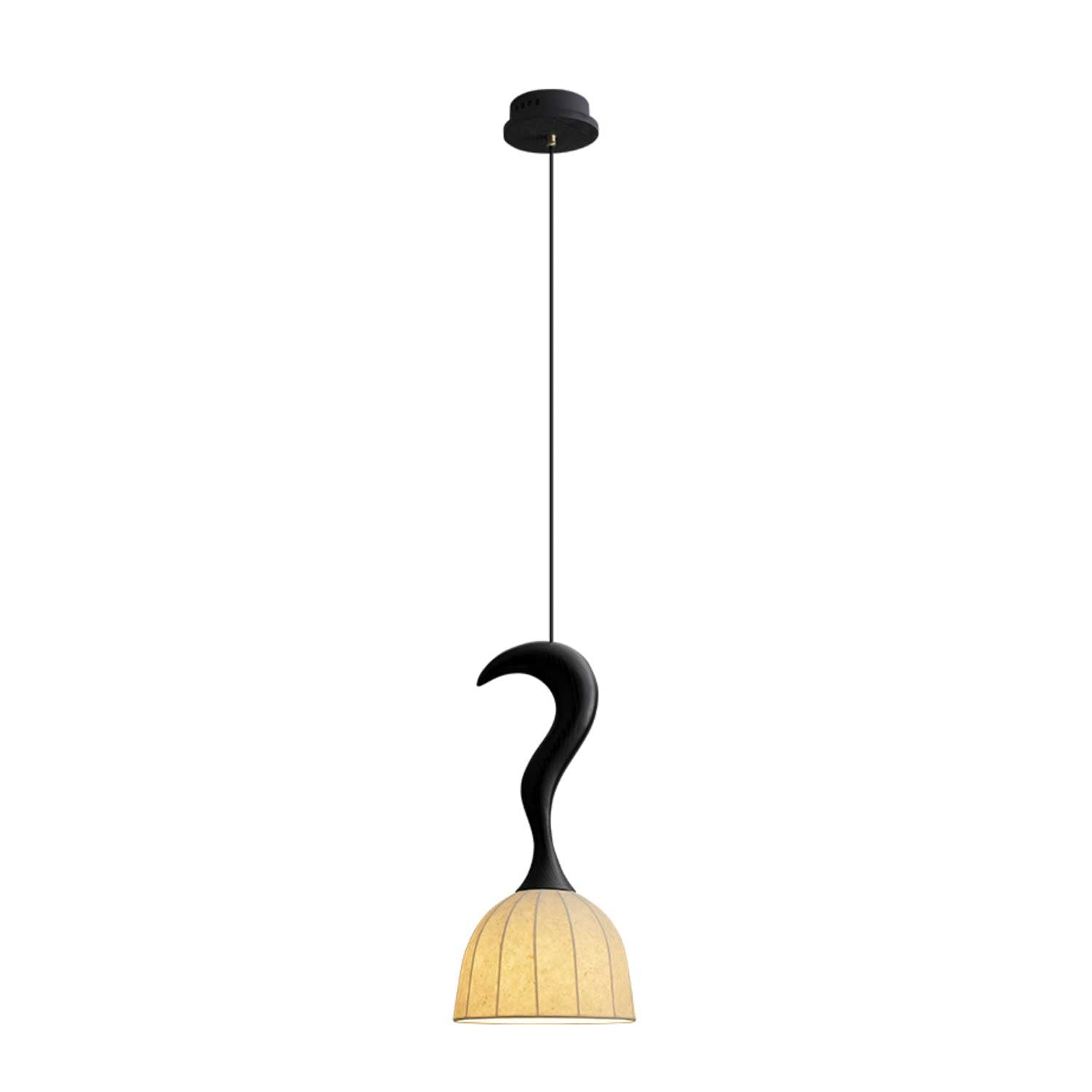 Colire Creativity Twisted Metal Wood Pendant Light - Blowlighting