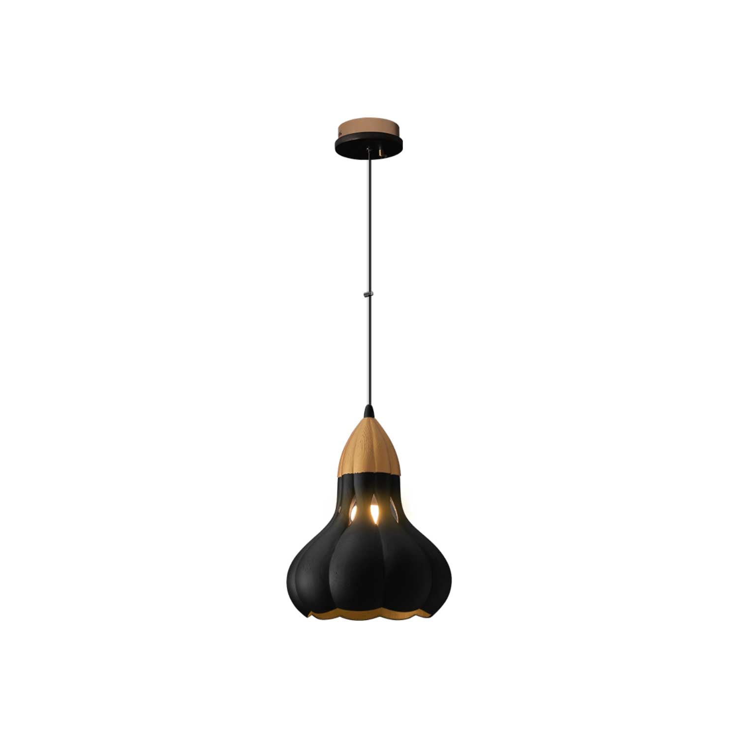 Arraeion Individual Creativity Wood Metal Pendant Lamp - Blowlighting