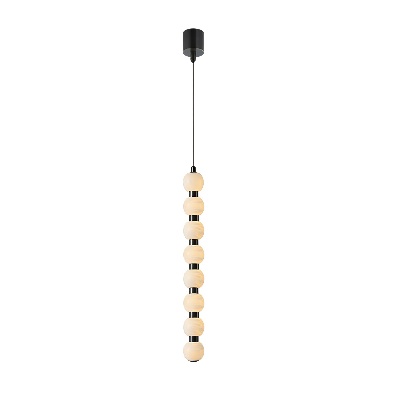 Lyra Modern Alabaster Pendant Light - Blowlighting