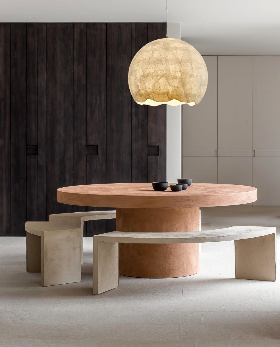 Nest Organic Silk Pendant Lamp - Blowlighting