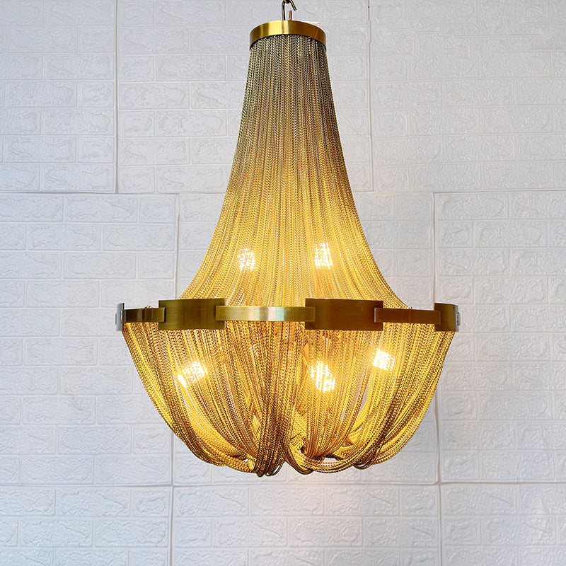 Tassel Aluminum Chain Chandelier - Blowlighting