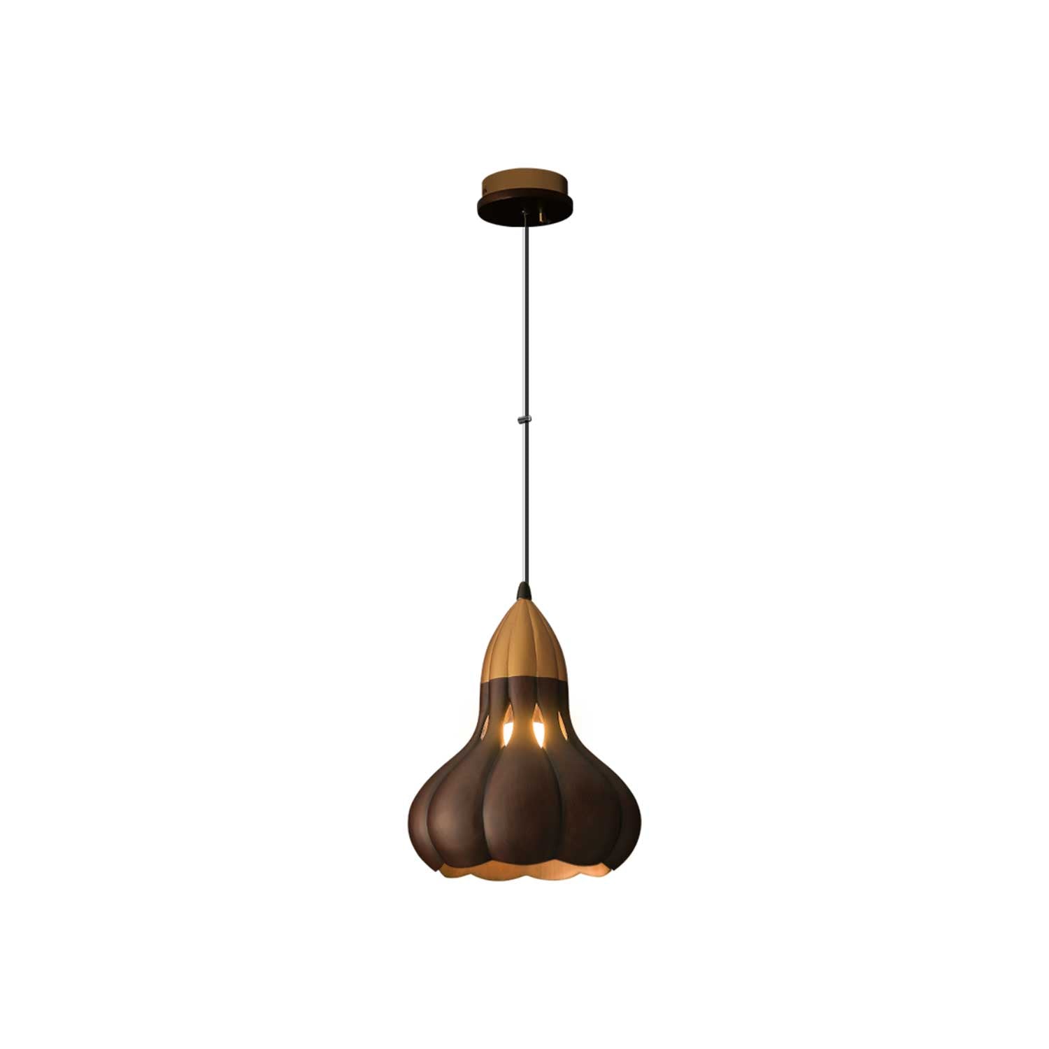 Arraeion Individual Creativity Wood Metal Pendant Lamp - Blowlighting