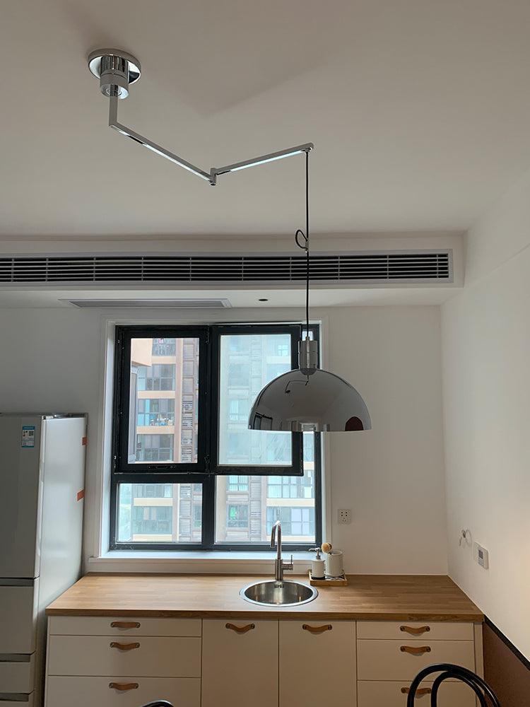 Lyshae Modern Minimalist Nordic Glass Metal Pendant Light - Blowlighting