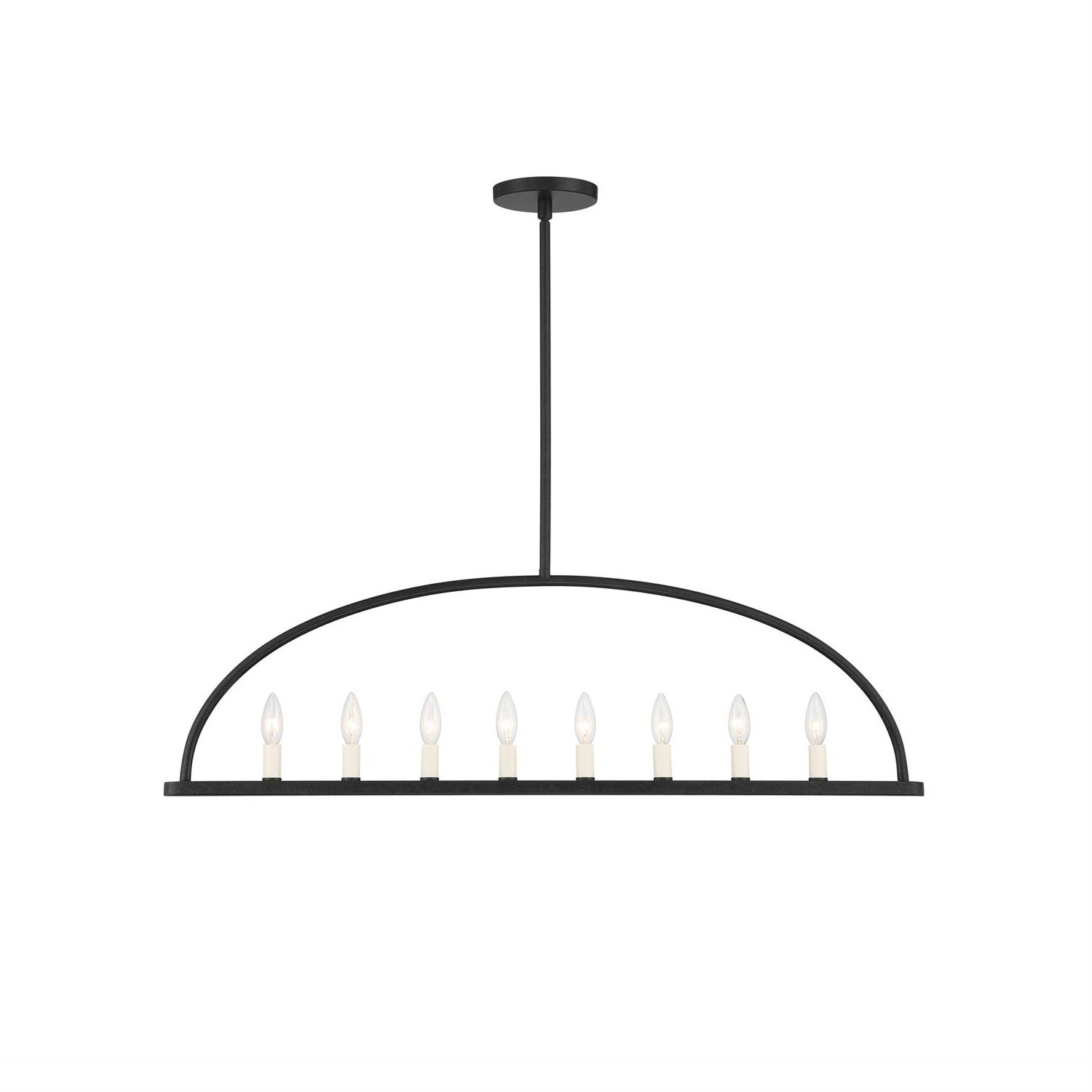 Abbott Minimalist Iron Linear Chandelier