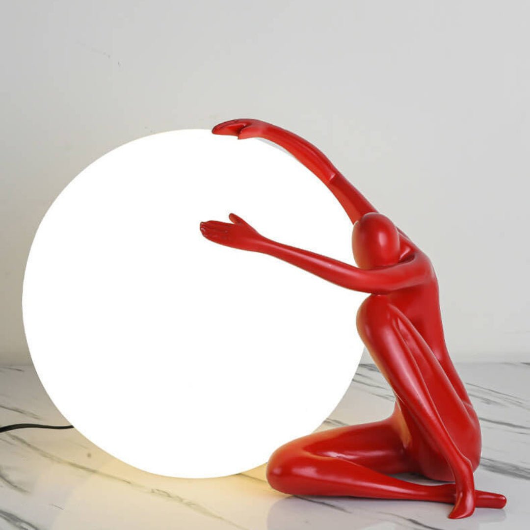 Humanoid Ball Holding Table Lamp - Blowlighting