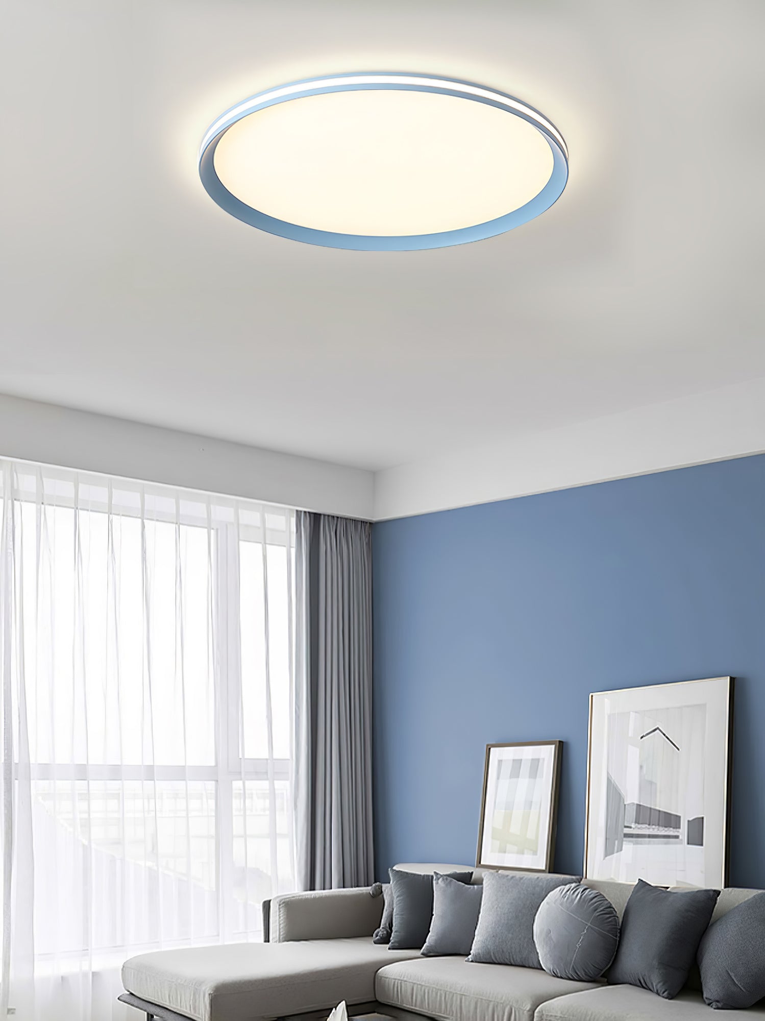 Acrylic Circular LED Ceiling Light - Blowlighting