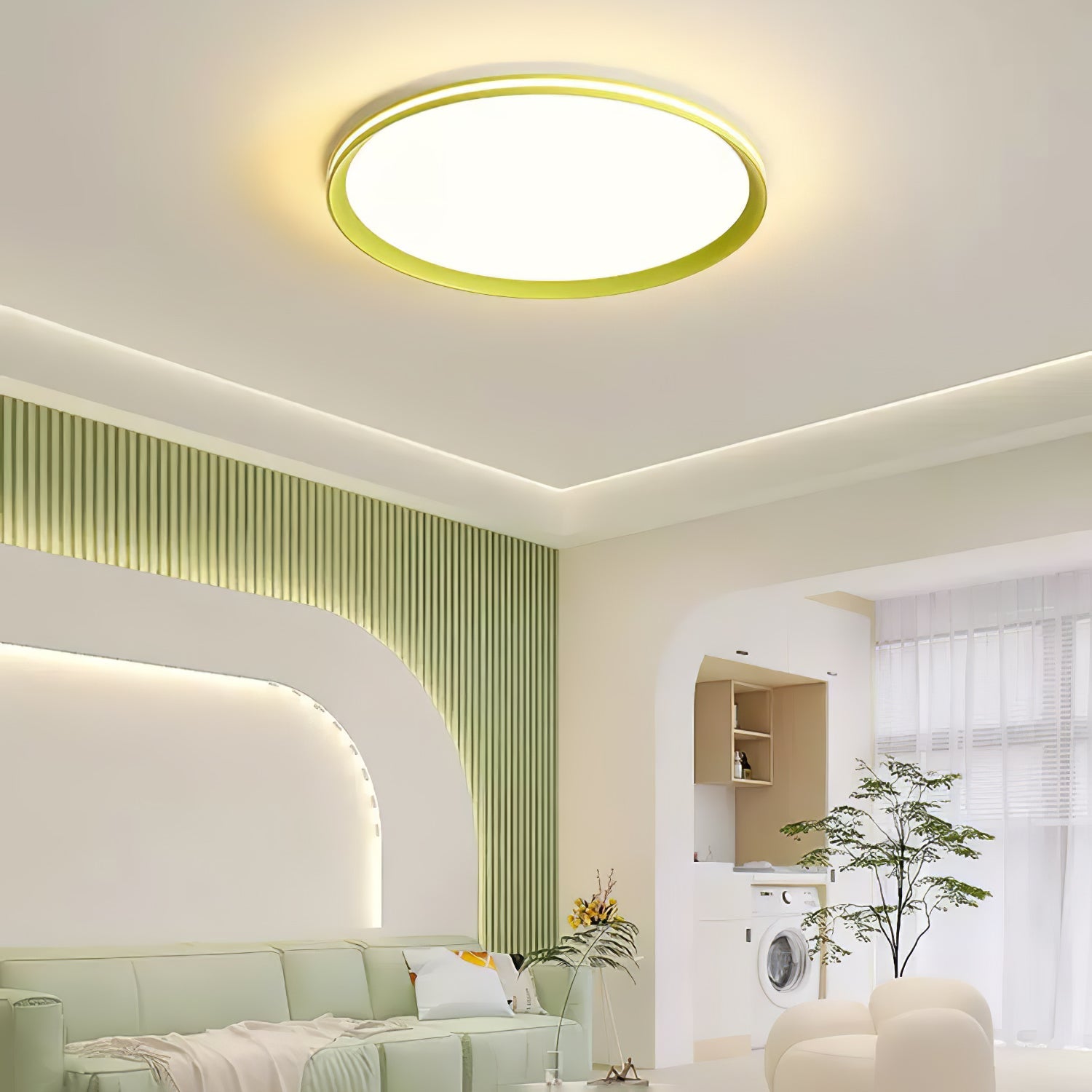 Acrylic Circular LED Ceiling Light - Blowlighting