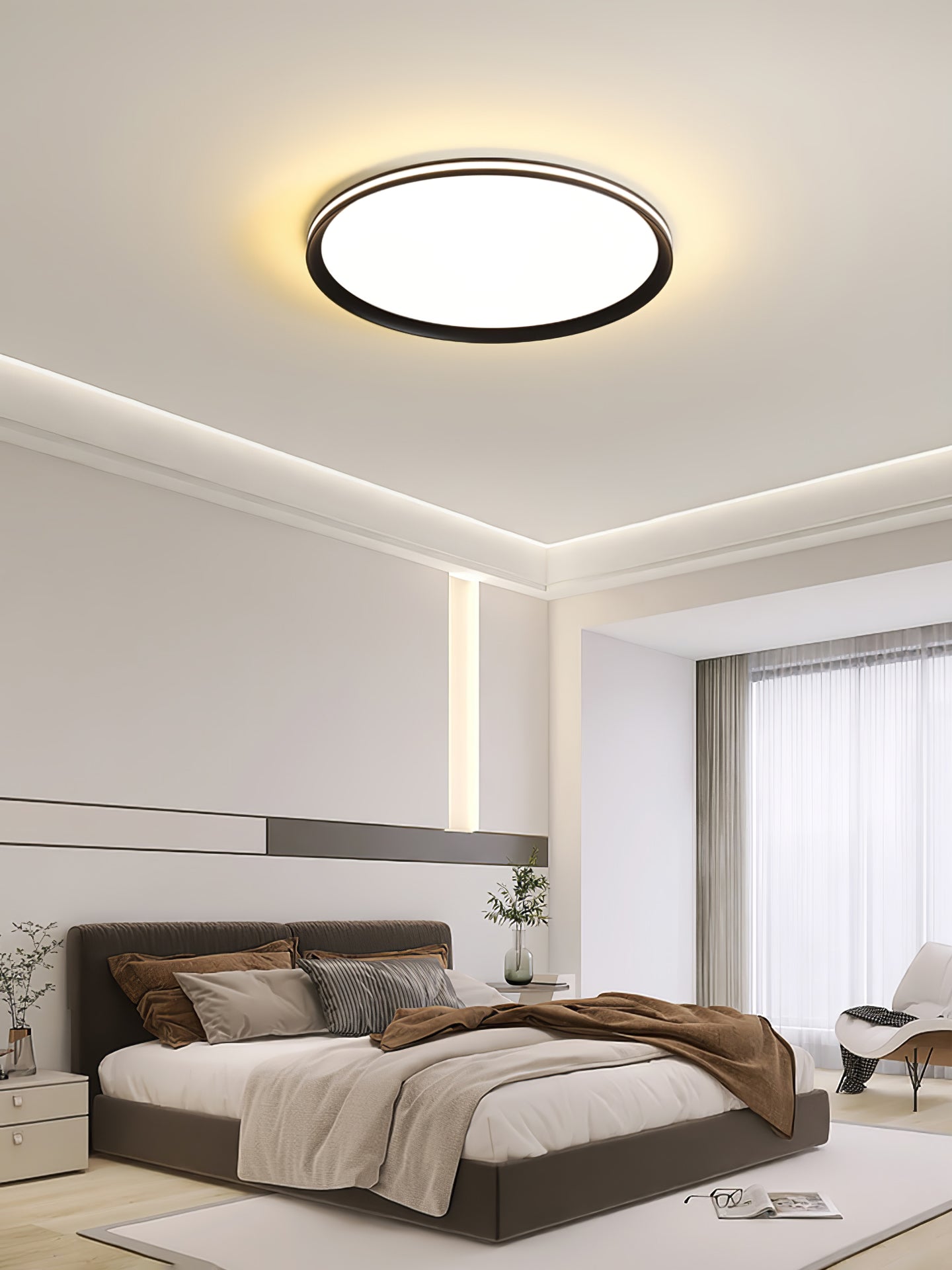 Acrylic Circular LED Ceiling Light - Blowlighting