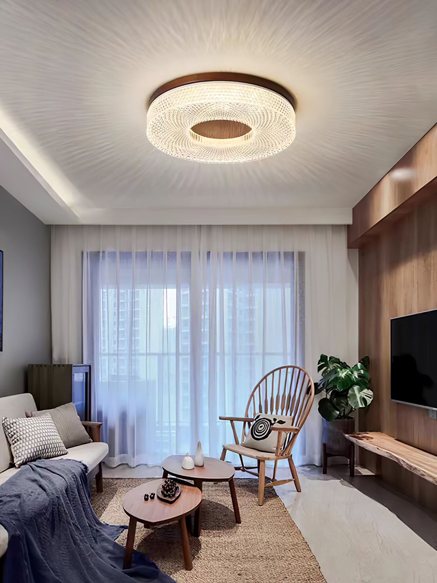 Acrylic Halo Round Ceiling Light - Blowlighting