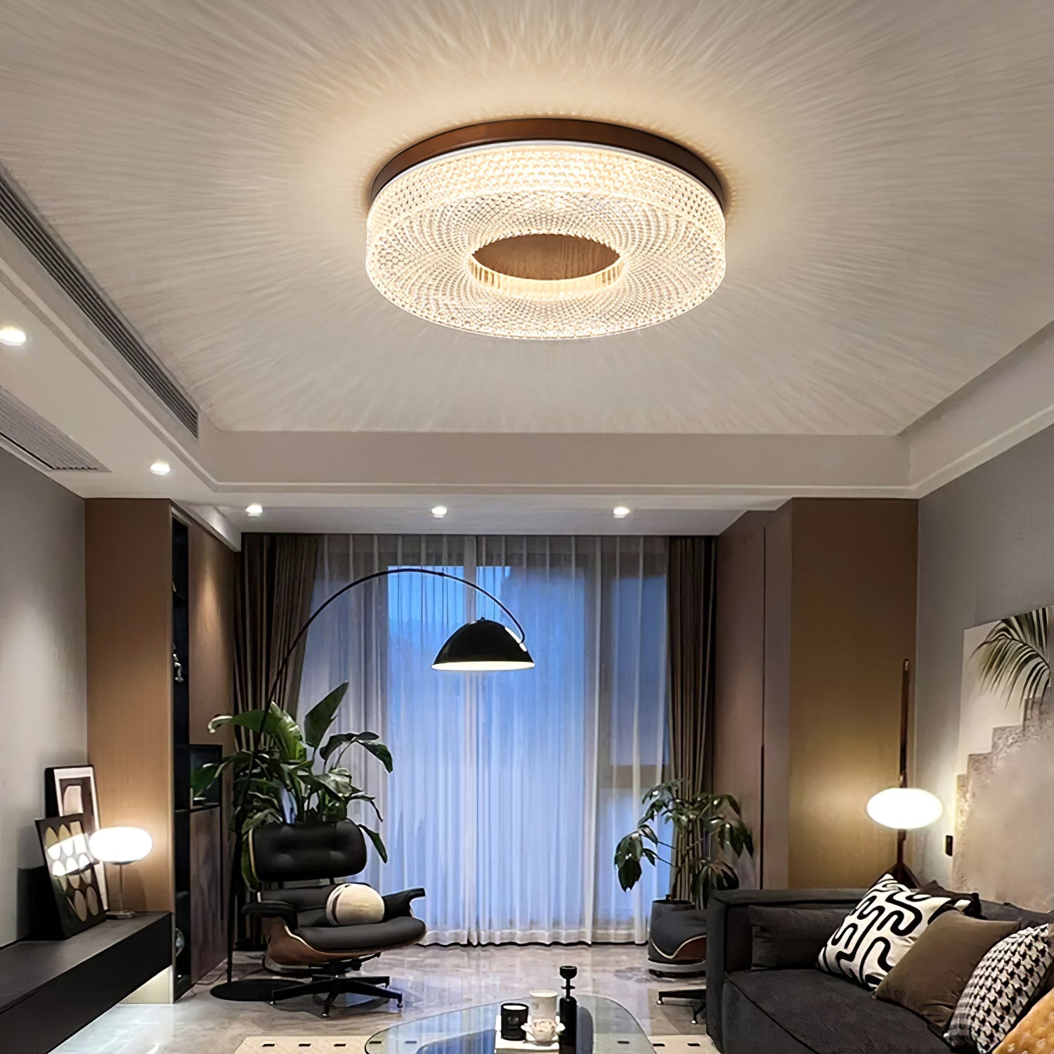 Acrylic Halo Round Ceiling Light - Blowlighting