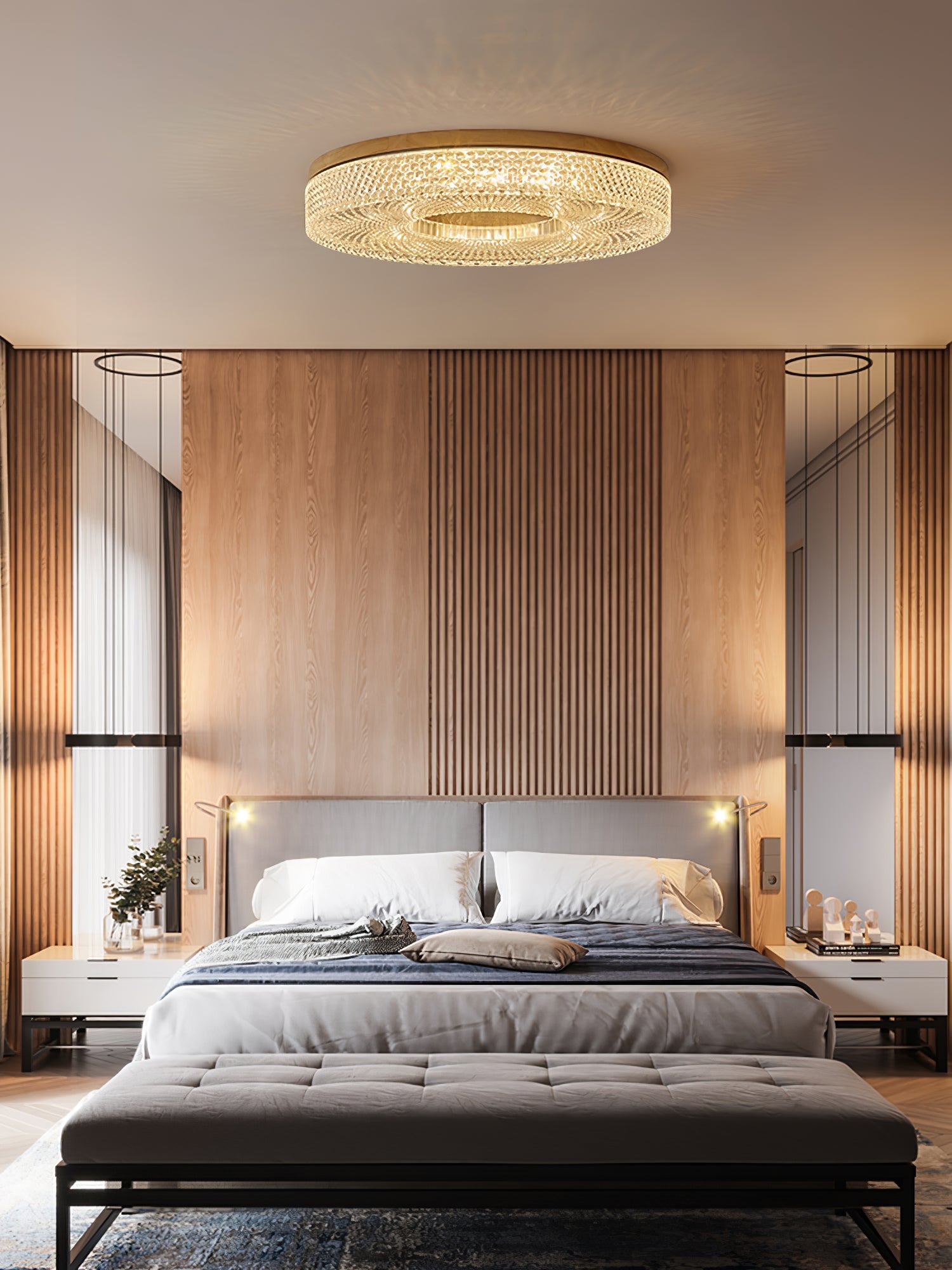 Acrylic Halo Round Ceiling Light - Blowlighting