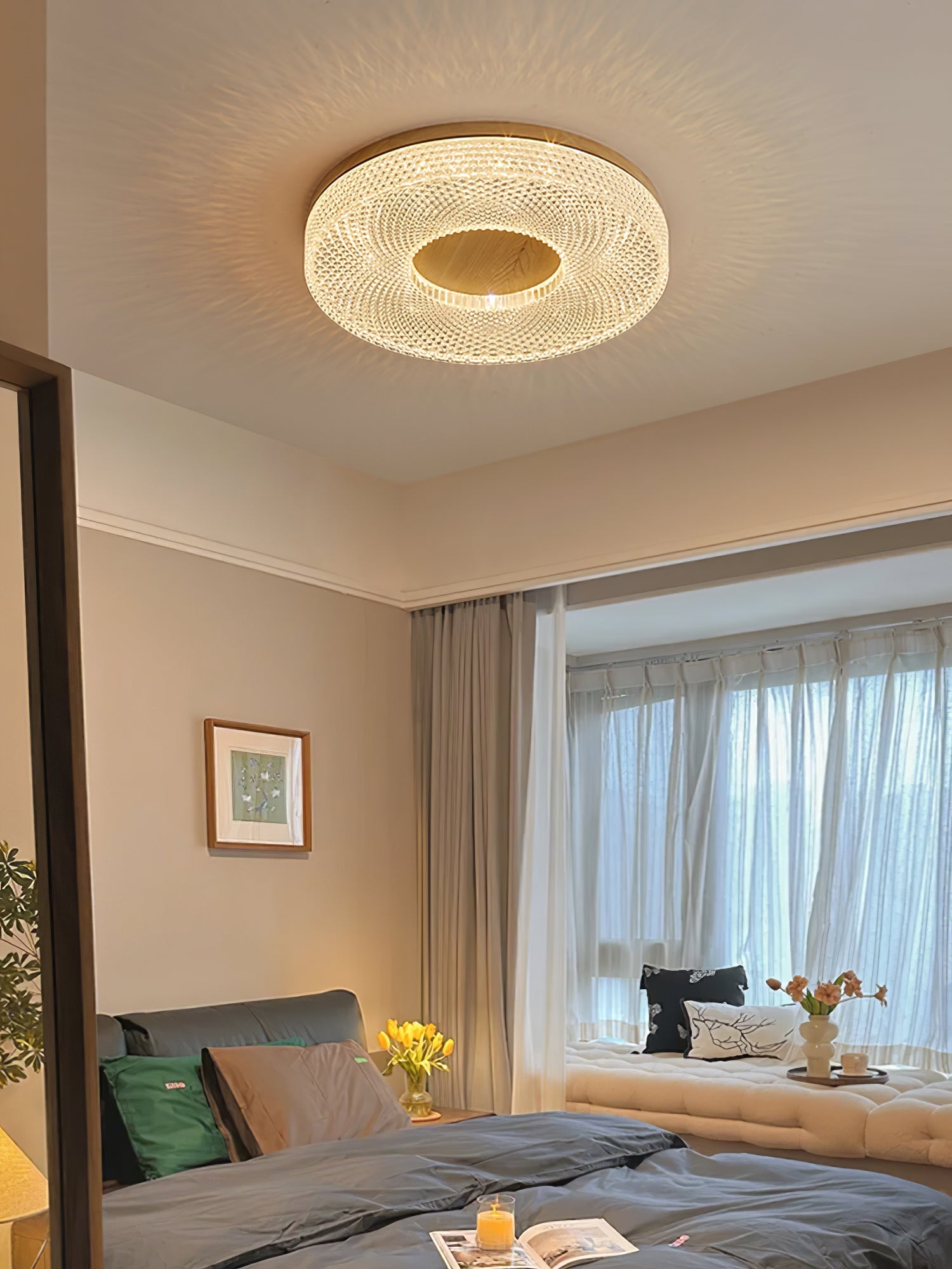 Acrylic Halo Round Ceiling Light - Blowlighting