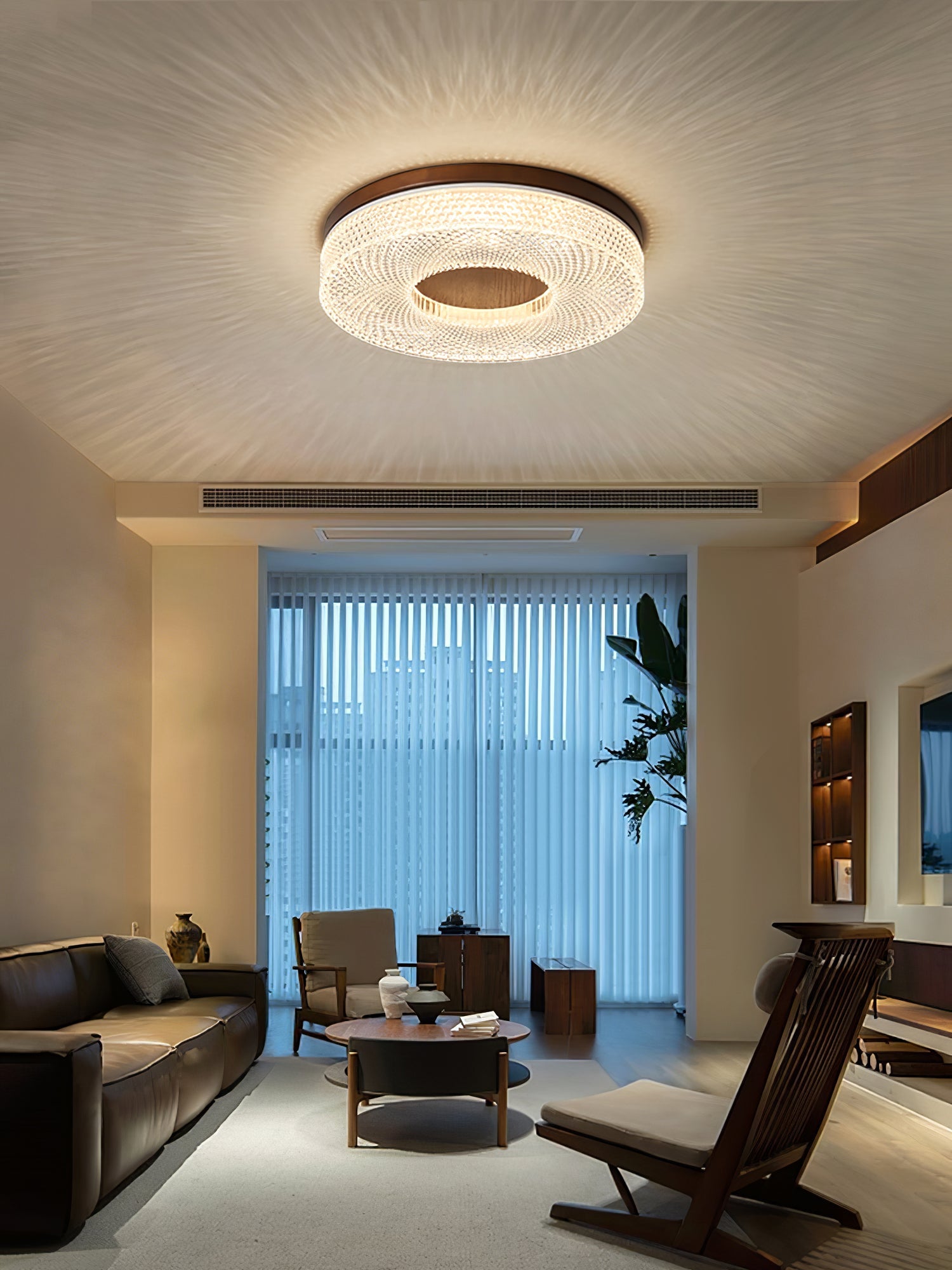 Acrylic Halo Round Ceiling Light - Blowlighting