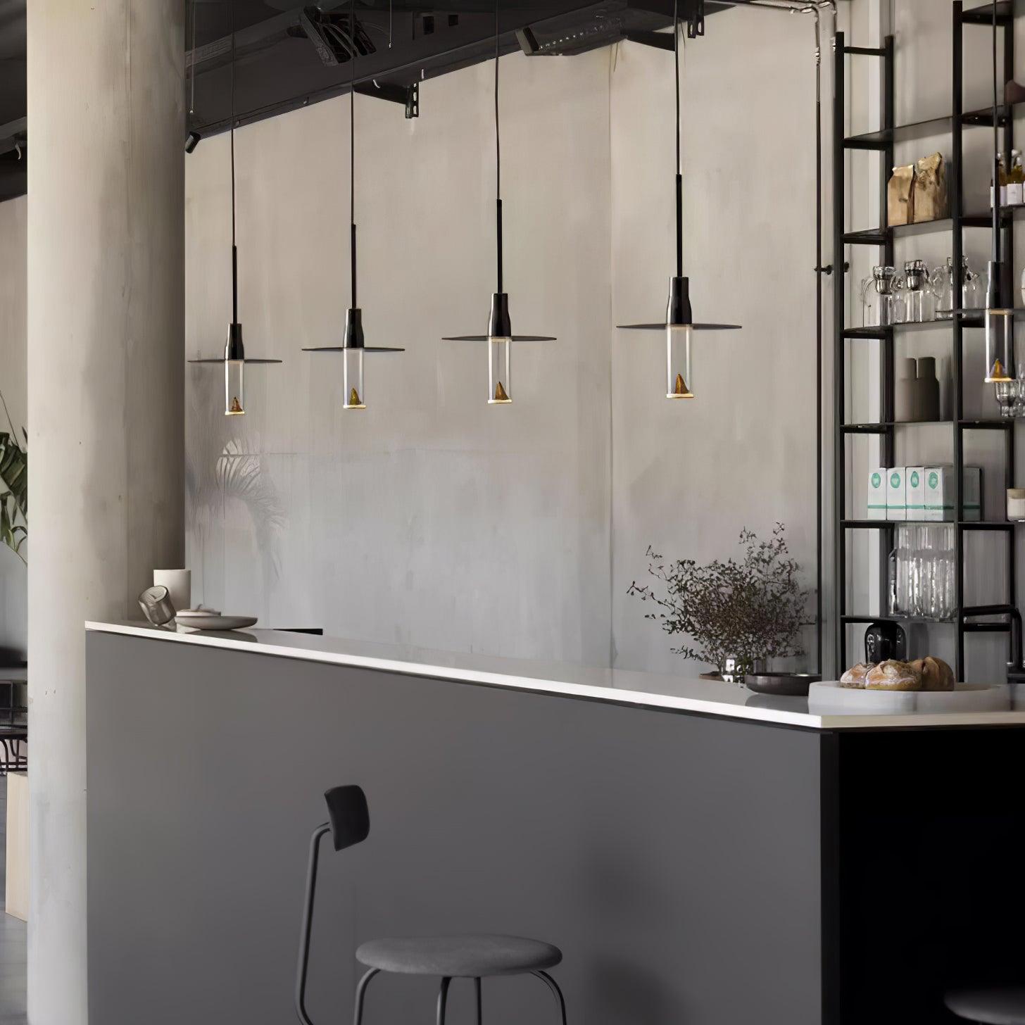 Acrylic Hat Plate Pendant Light - Blowlighting