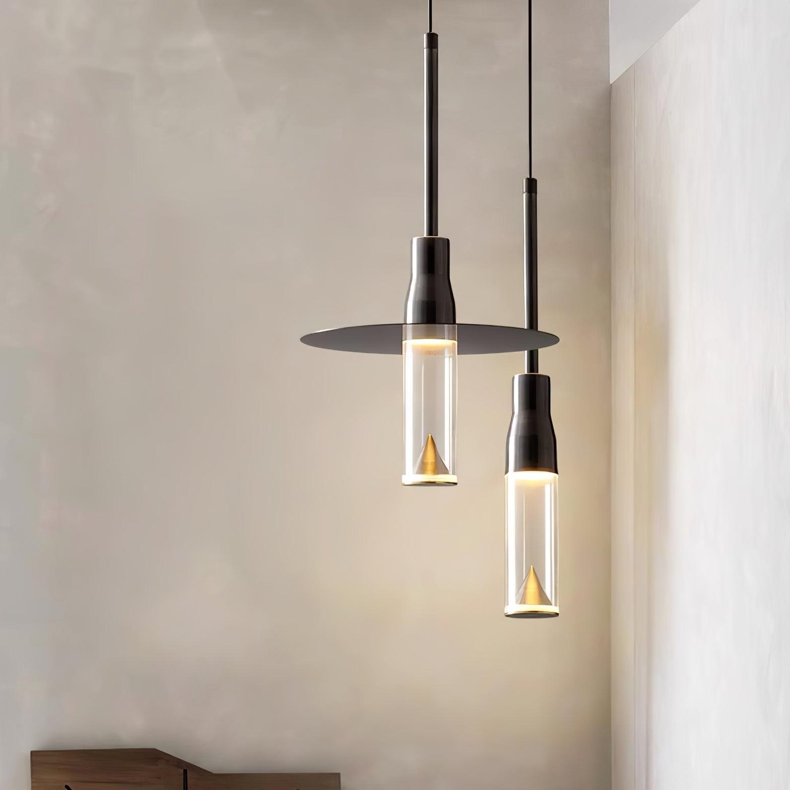 Acrylic Hat Plate Pendant Light - Blowlighting