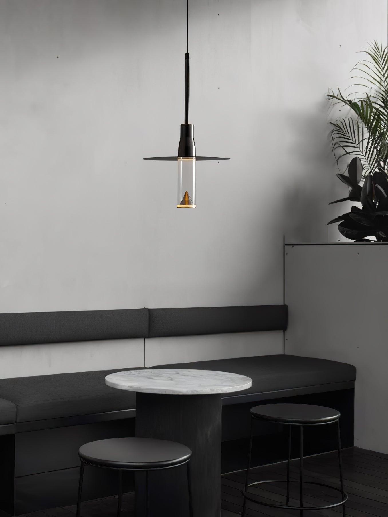 Acrylic Hat Plate Pendant Light - Blowlighting