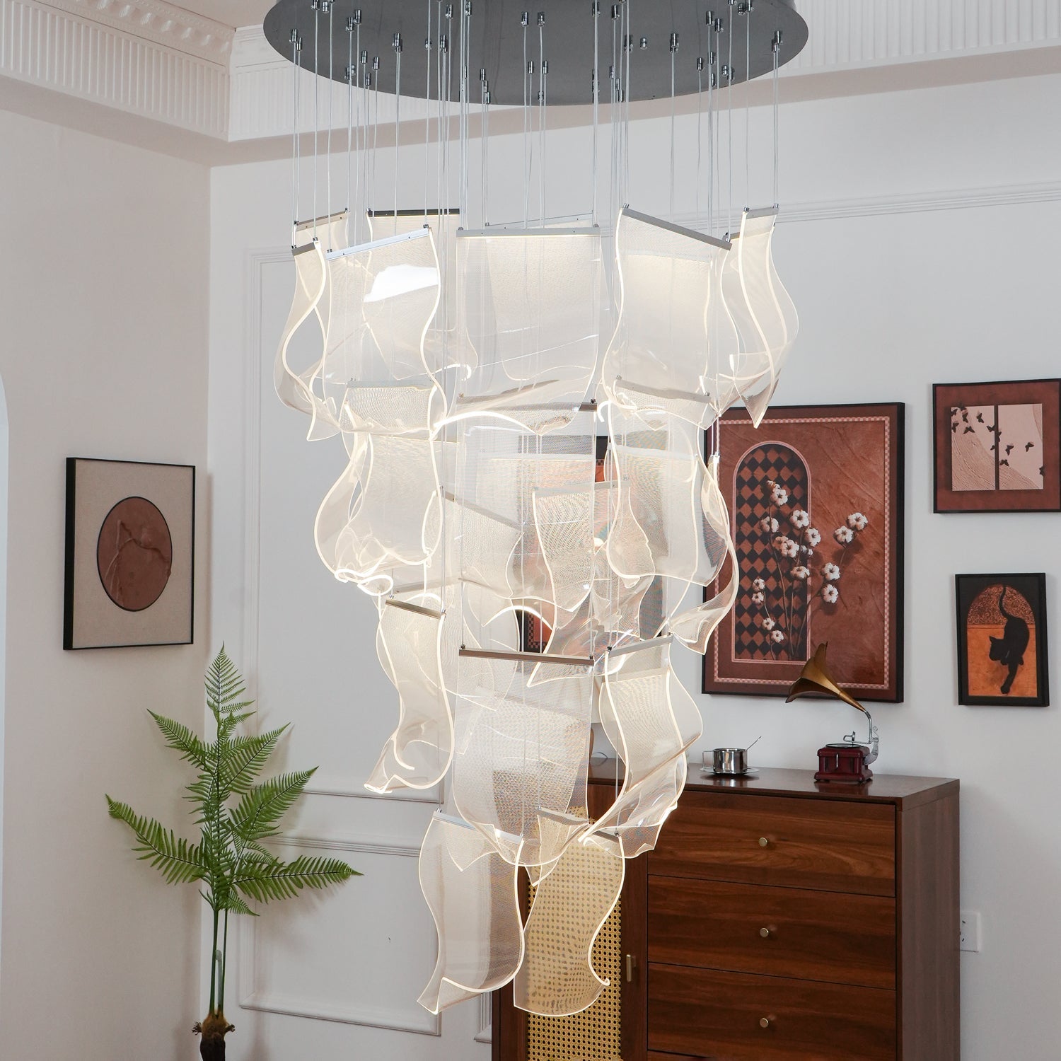 Acrylic LED Chandelier - Blowlighting