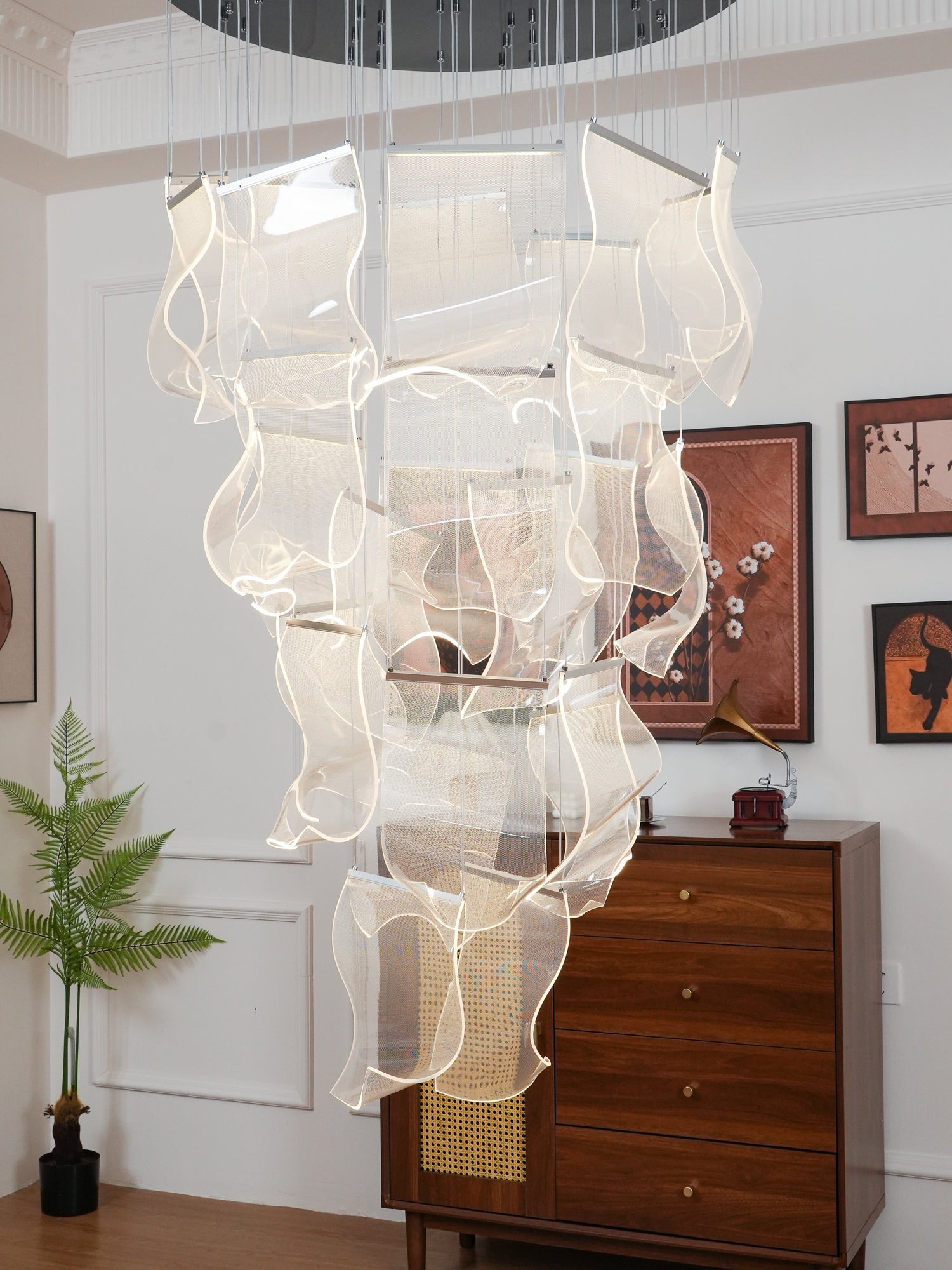 Acrylic LED Chandelier - Blowlighting