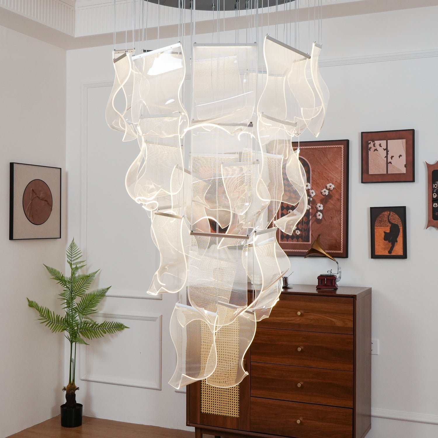 Acrylic LED Chandelier - Blowlighting