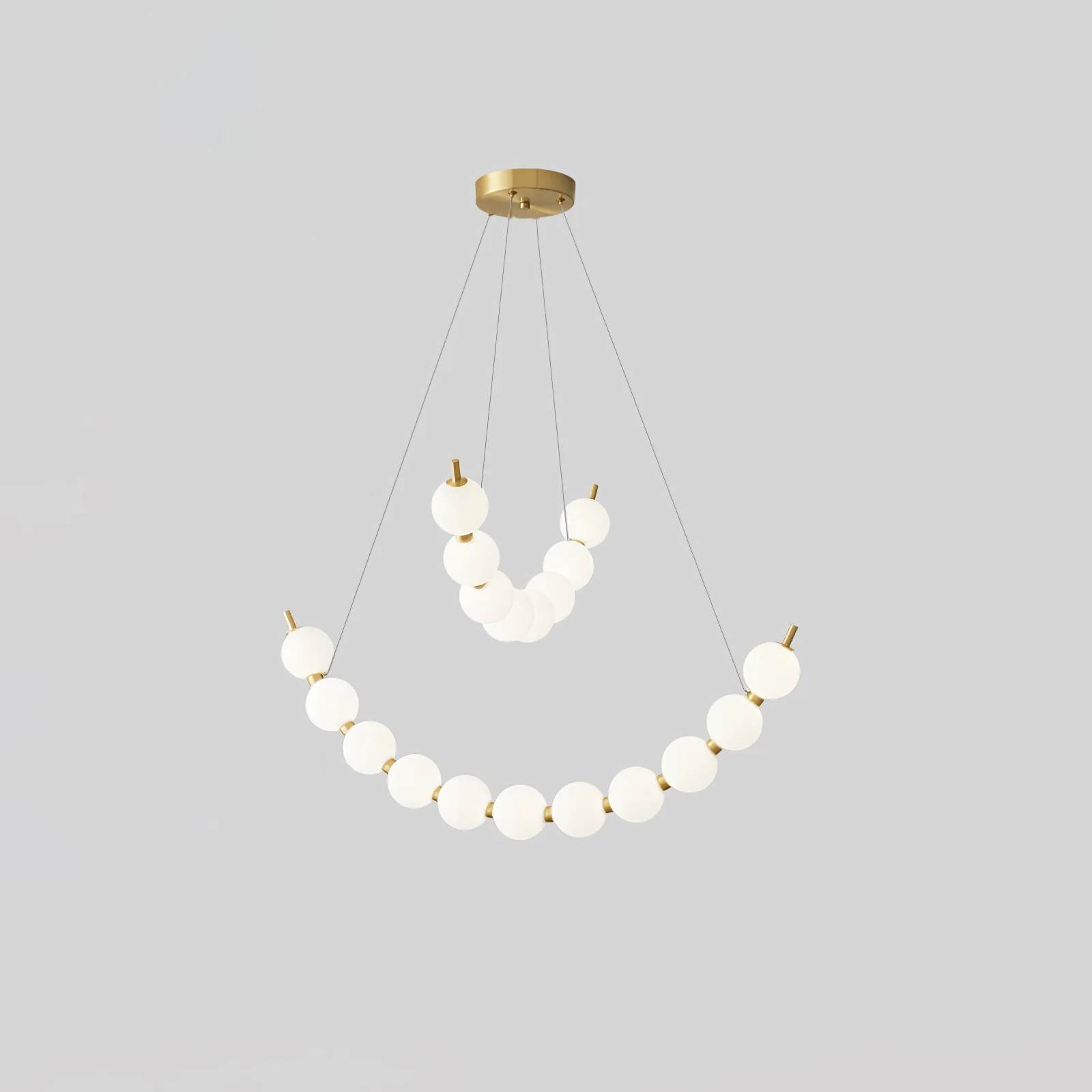 Cetalan Elegance Art Pearls Plastic Chandelier - Blowlighting