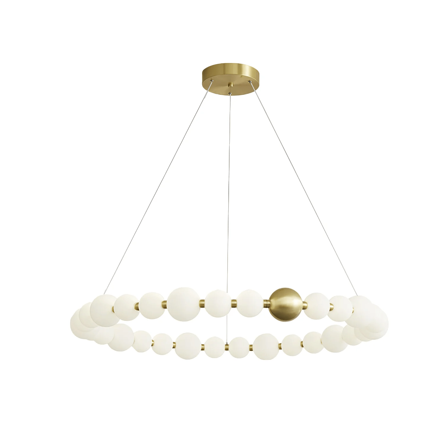 Cetalan Elegance Art Pearls Plastic Chandelier - Blowlighting