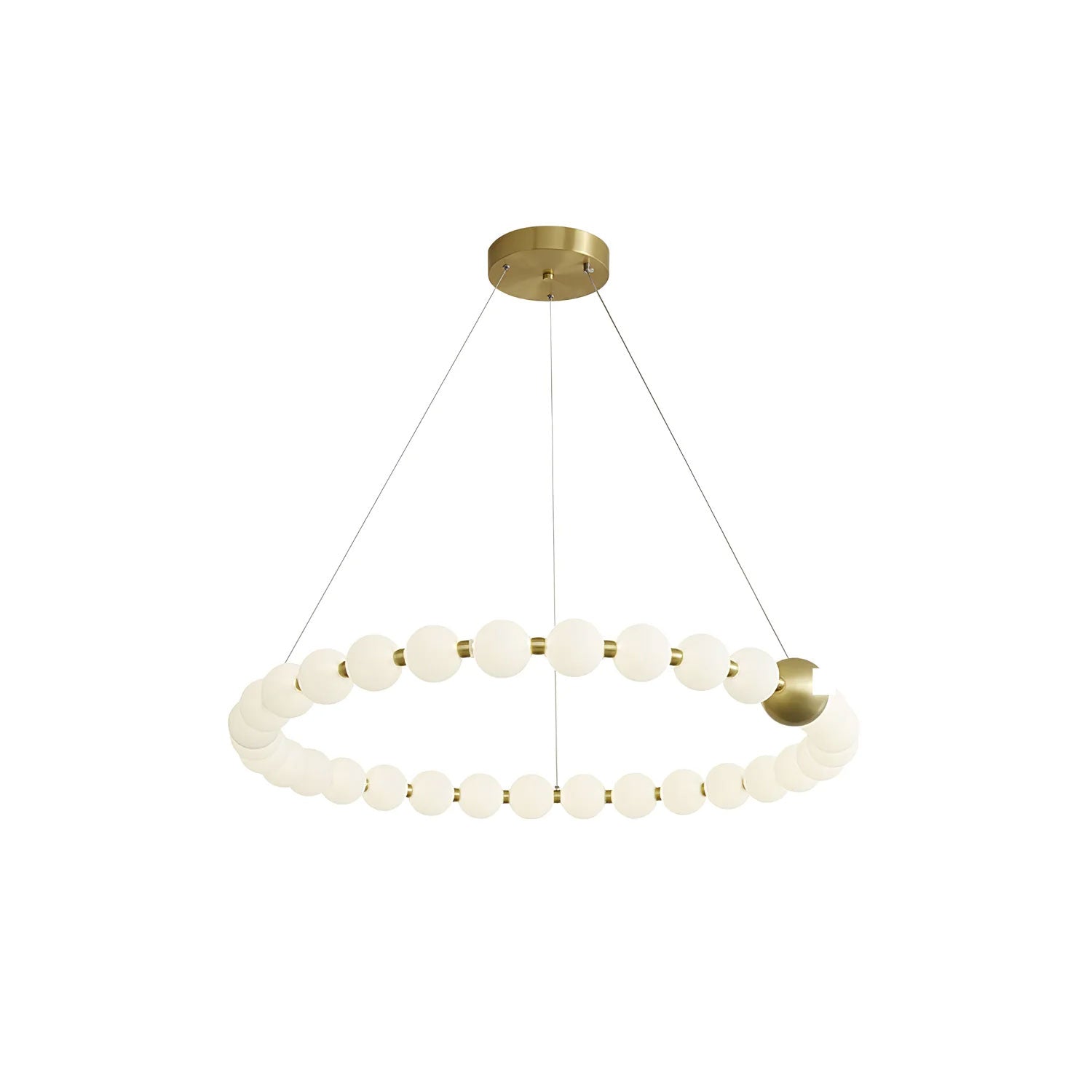 Cetalan Elegance Art Pearls Plastic Chandelier - Blowlighting