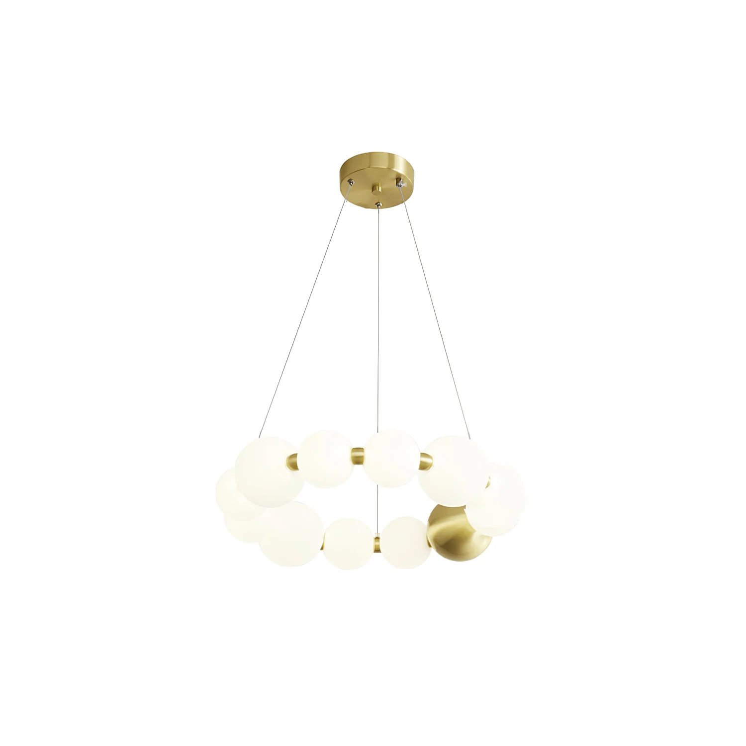Cetalan Elegance Art Pearls Plastic Chandelier - Blowlighting