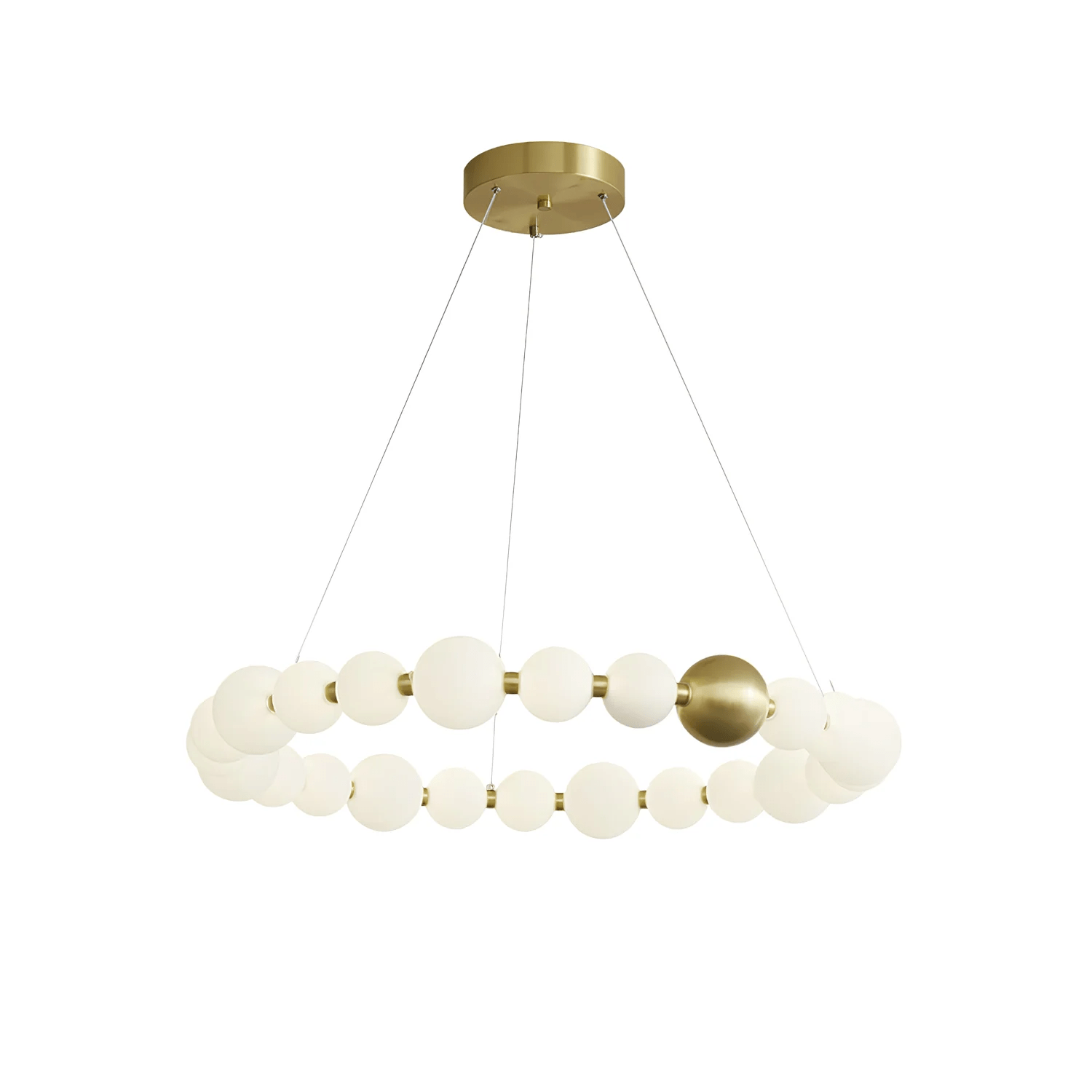 Cetalan Elegance Art Pearls Plastic Chandelier - Blowlighting