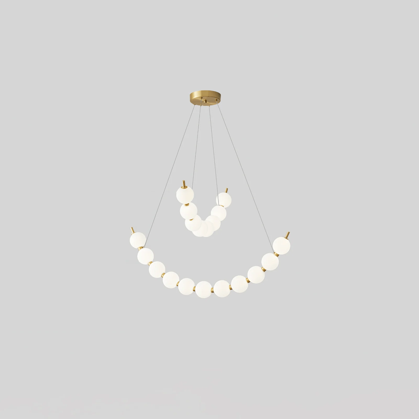 Cetalan Elegance Art Pearls Plastic Chandelier - Blowlighting