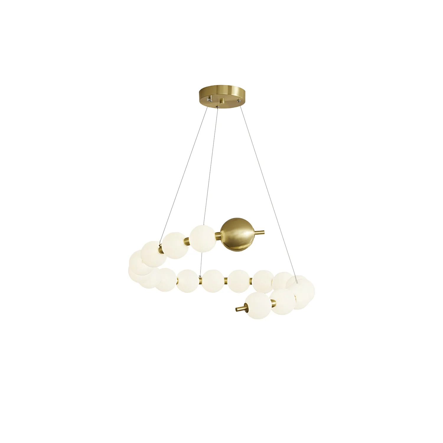 Cetalan Elegance Art Pearls Plastic Chandelier - Blowlighting