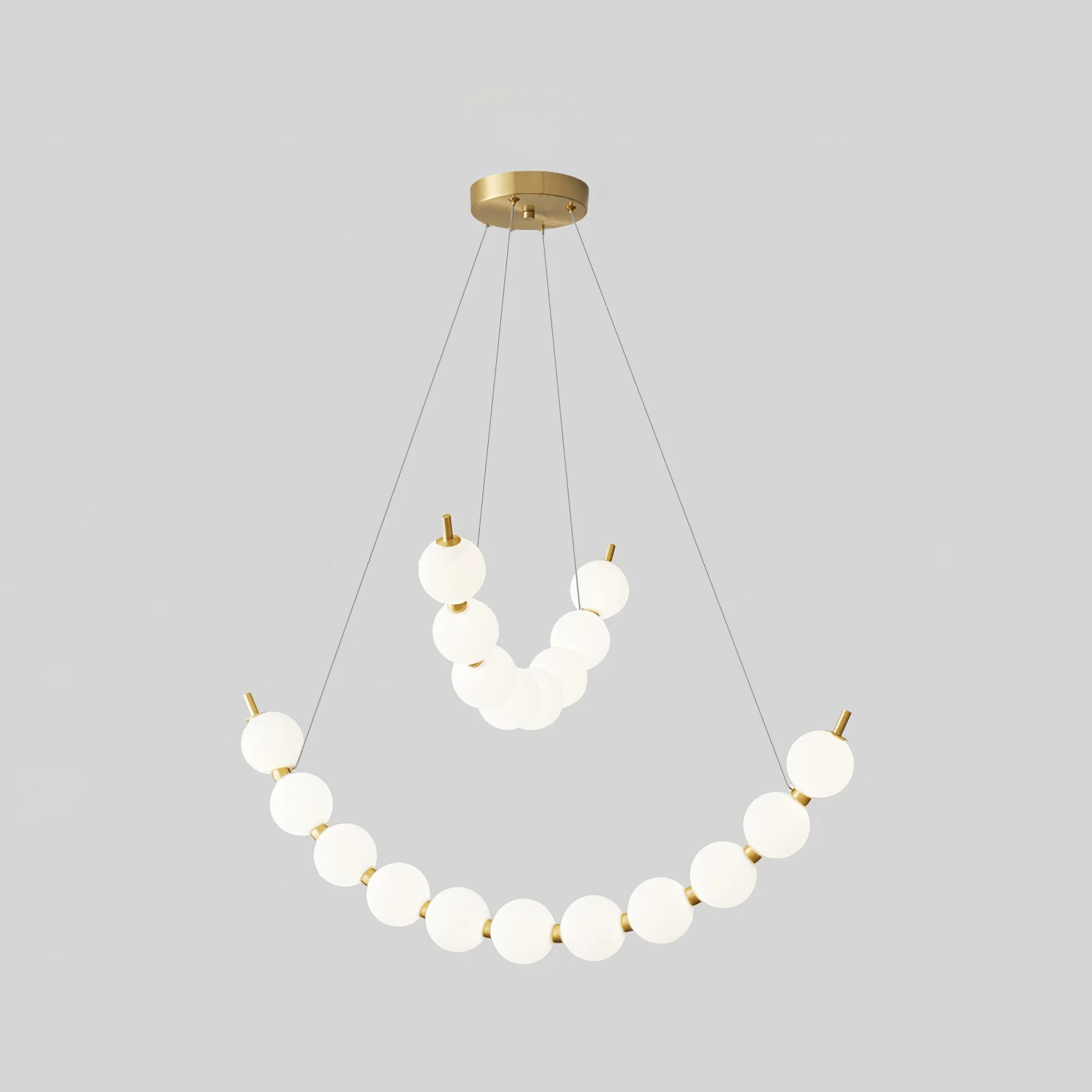 Cetalan Elegance Art Pearls Plastic Chandelier - Blowlighting