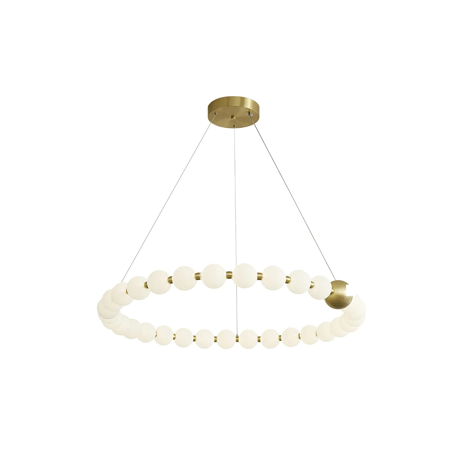 Cetalan Elegance Art Pearls Plastic Chandelier - Blowlighting