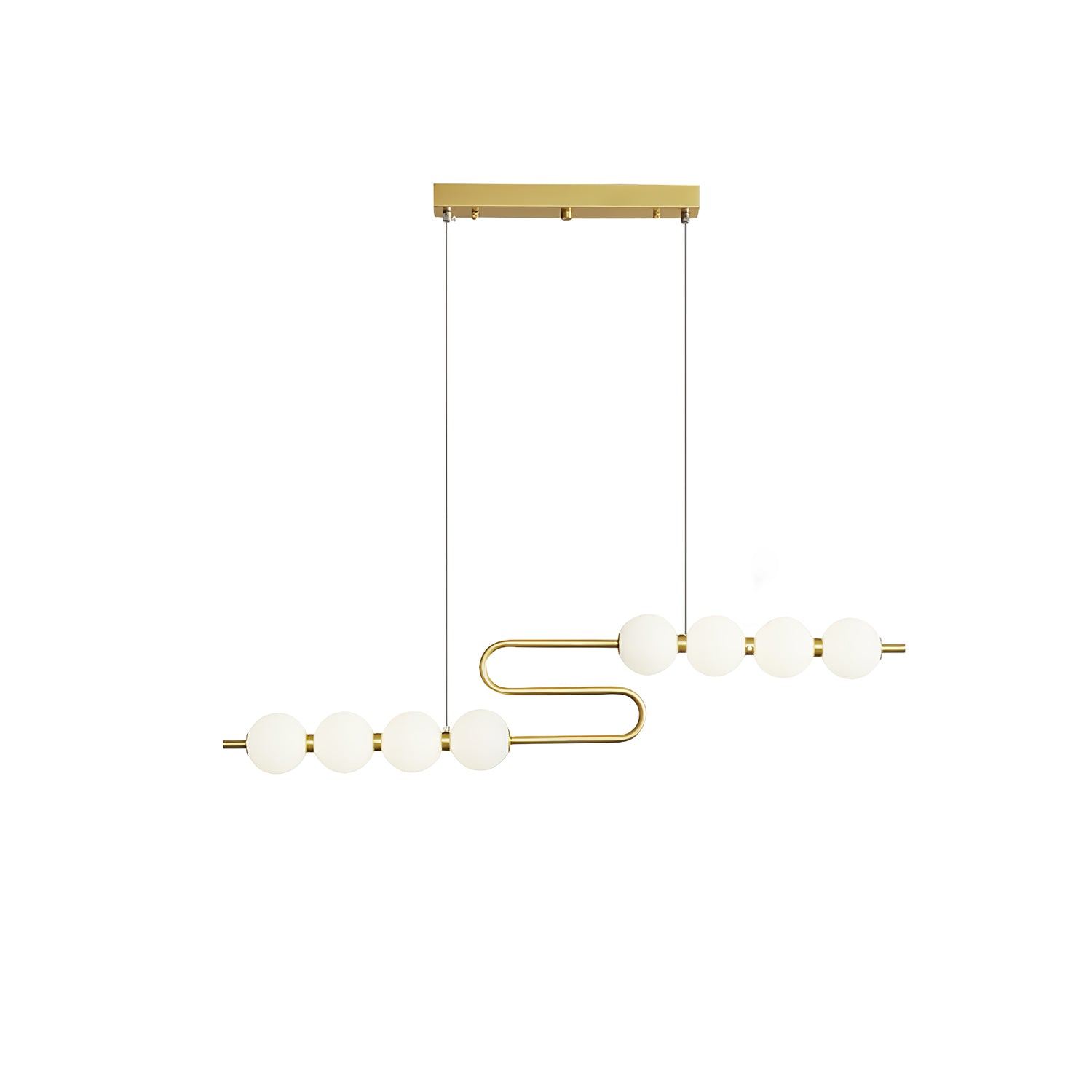 Cetalan Elegance Art Pearls Plastic Chandelier - Blowlighting