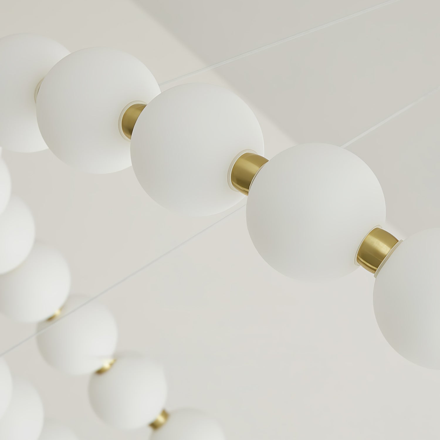 Cetalan Elegance Art Pearls Plastic Chandelier - Blowlighting