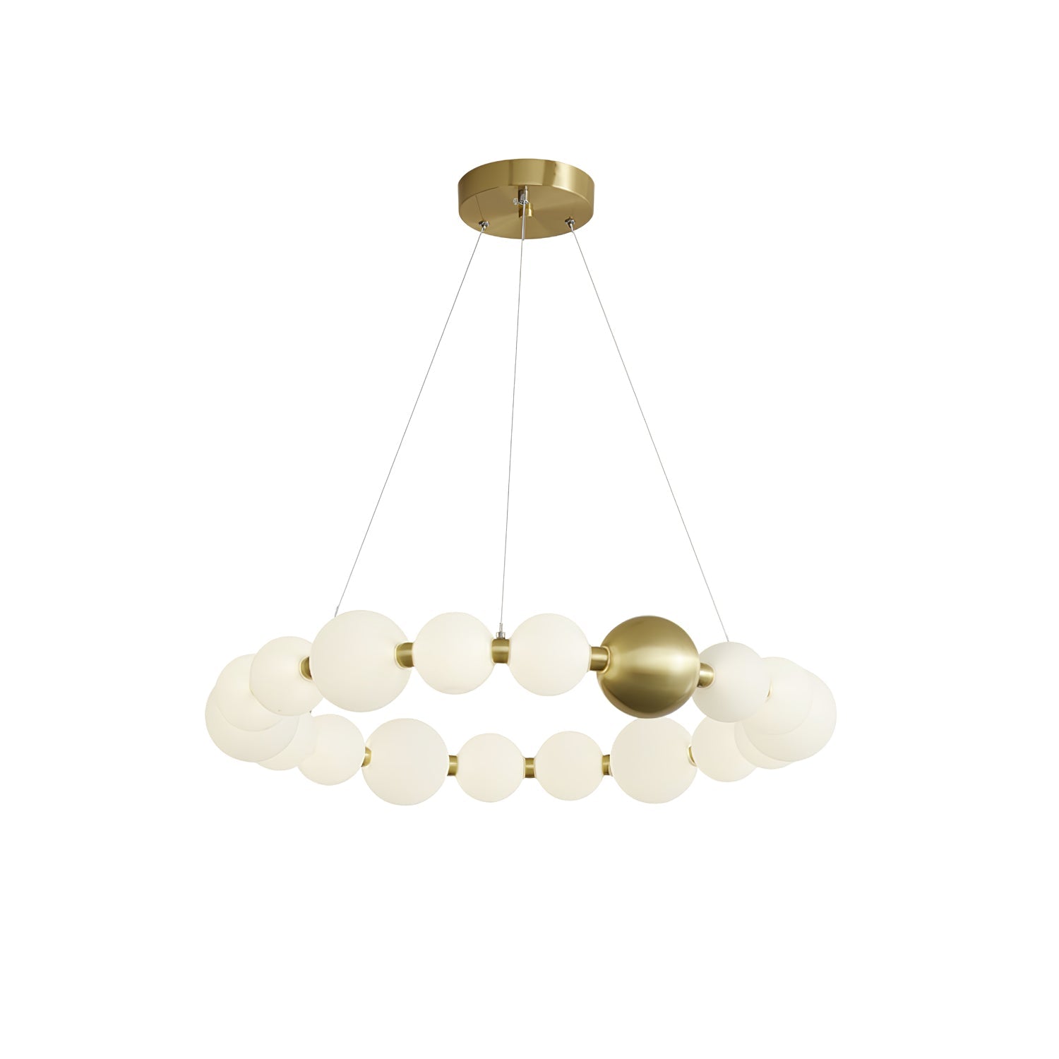 Cetalan Elegance Art Pearls Plastic Chandelier - Blowlighting
